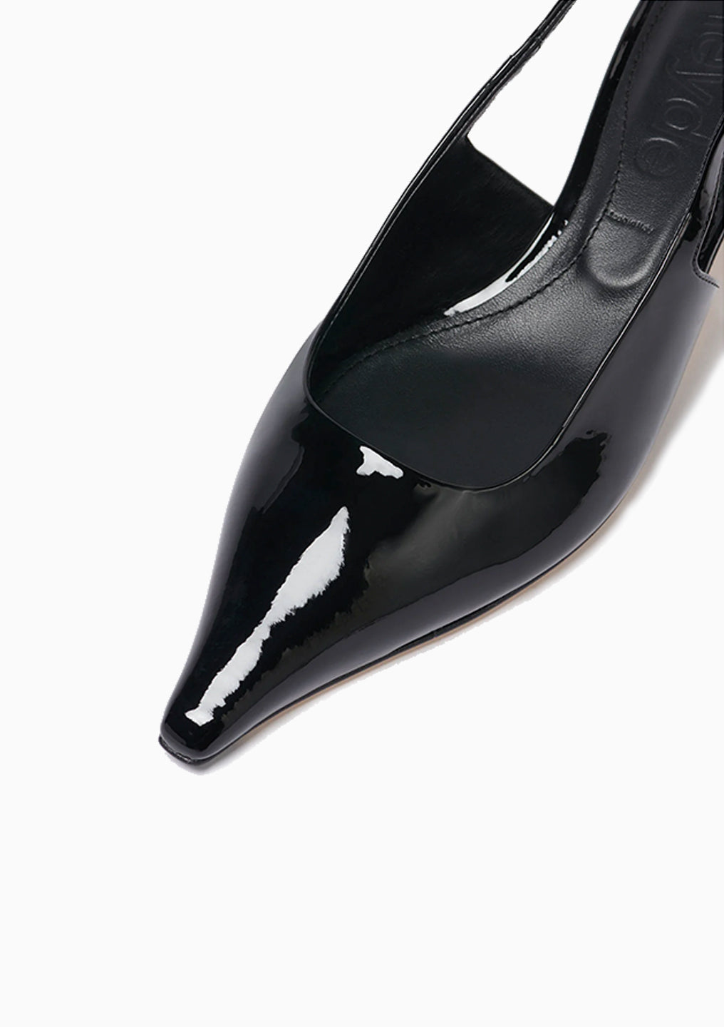 Catrina Slingback Pump | Black Patent