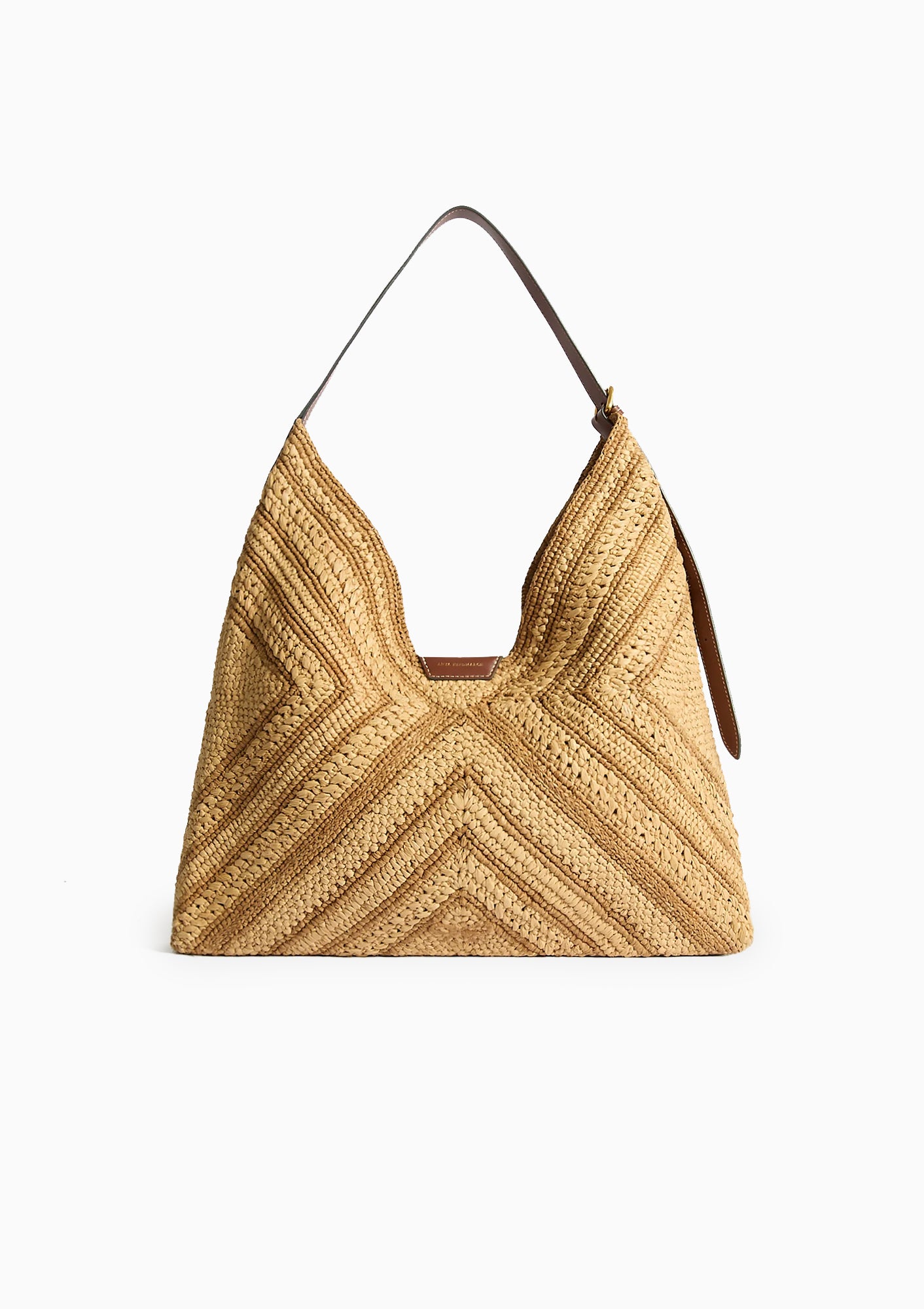 Bow Shoulder Bag | Natural Raffia