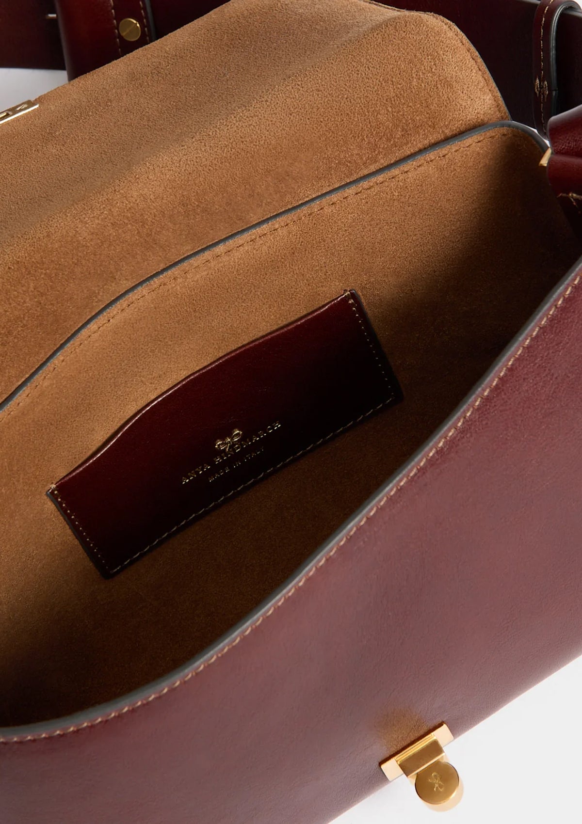 Mortimer Patchwork Suede Crossbody | Terrier Brown
