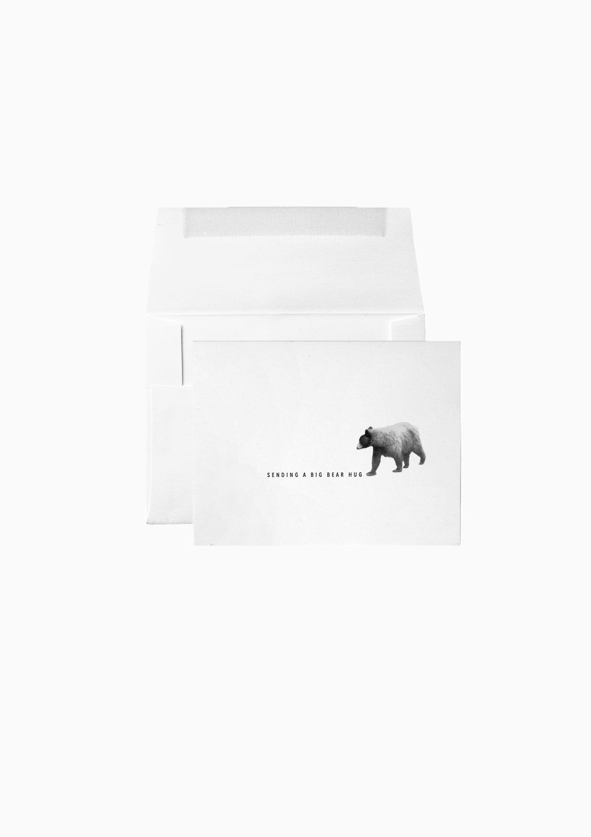Bear Sending A Big Bear Hug Greeting Card
