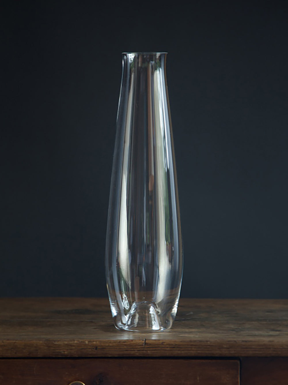 Crystal Blue Hill Wine Decanter