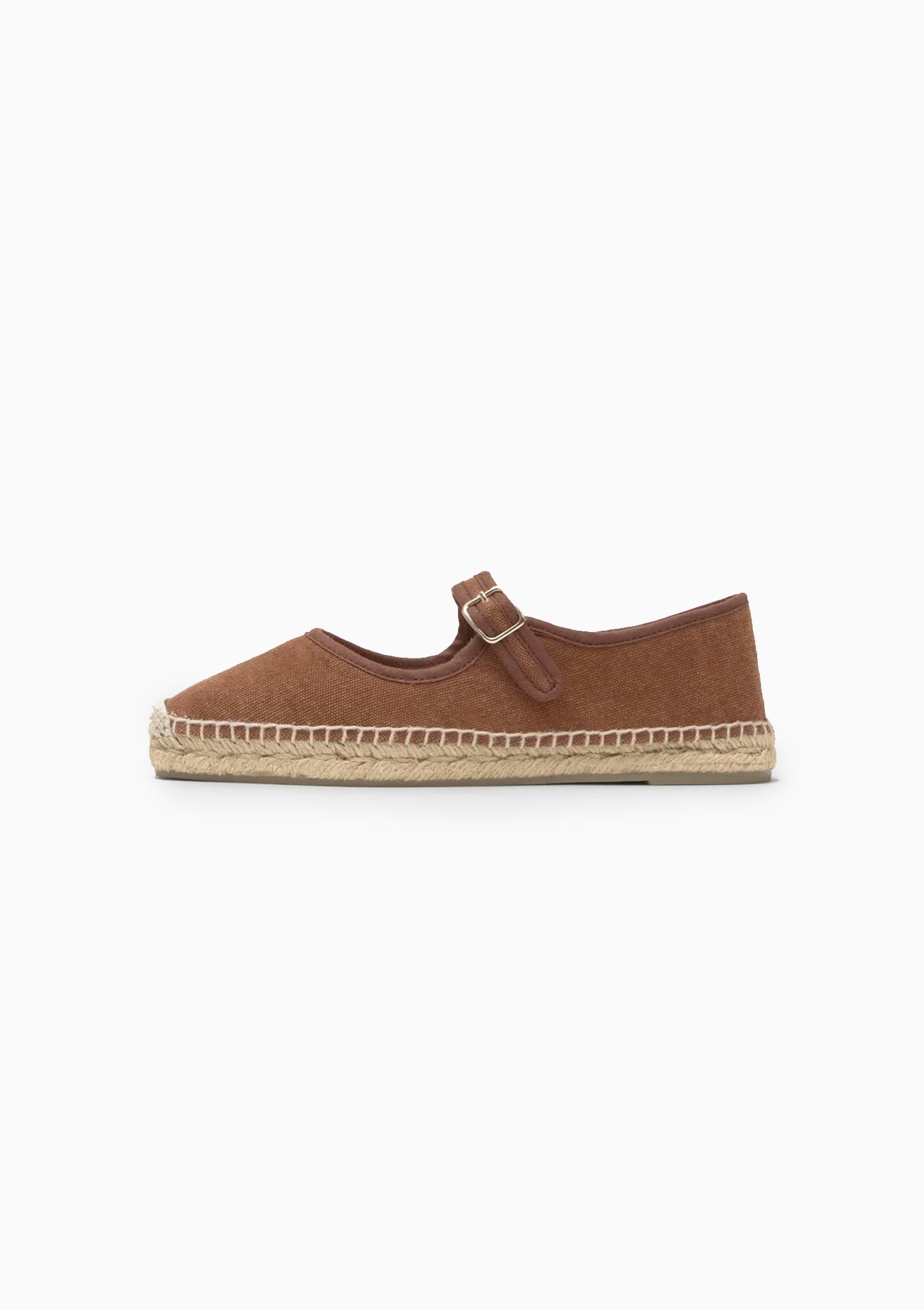 Padua Canvas Flat | Pecan