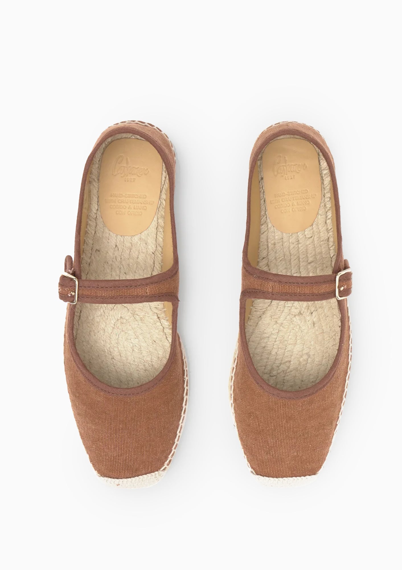 Padua Canvas Flat | Pecan