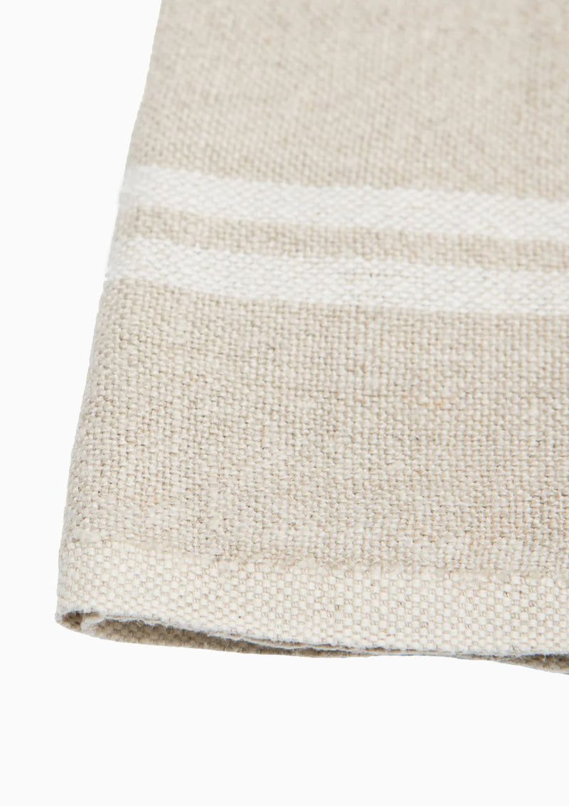 Vintage Linen Towels Set of 2 | Natural/Ivory