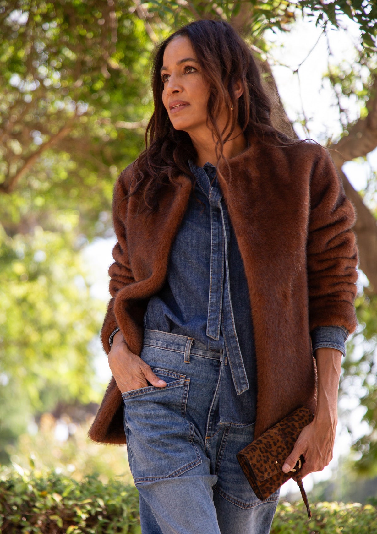 Suzette Denim Shirt | Classic Wash