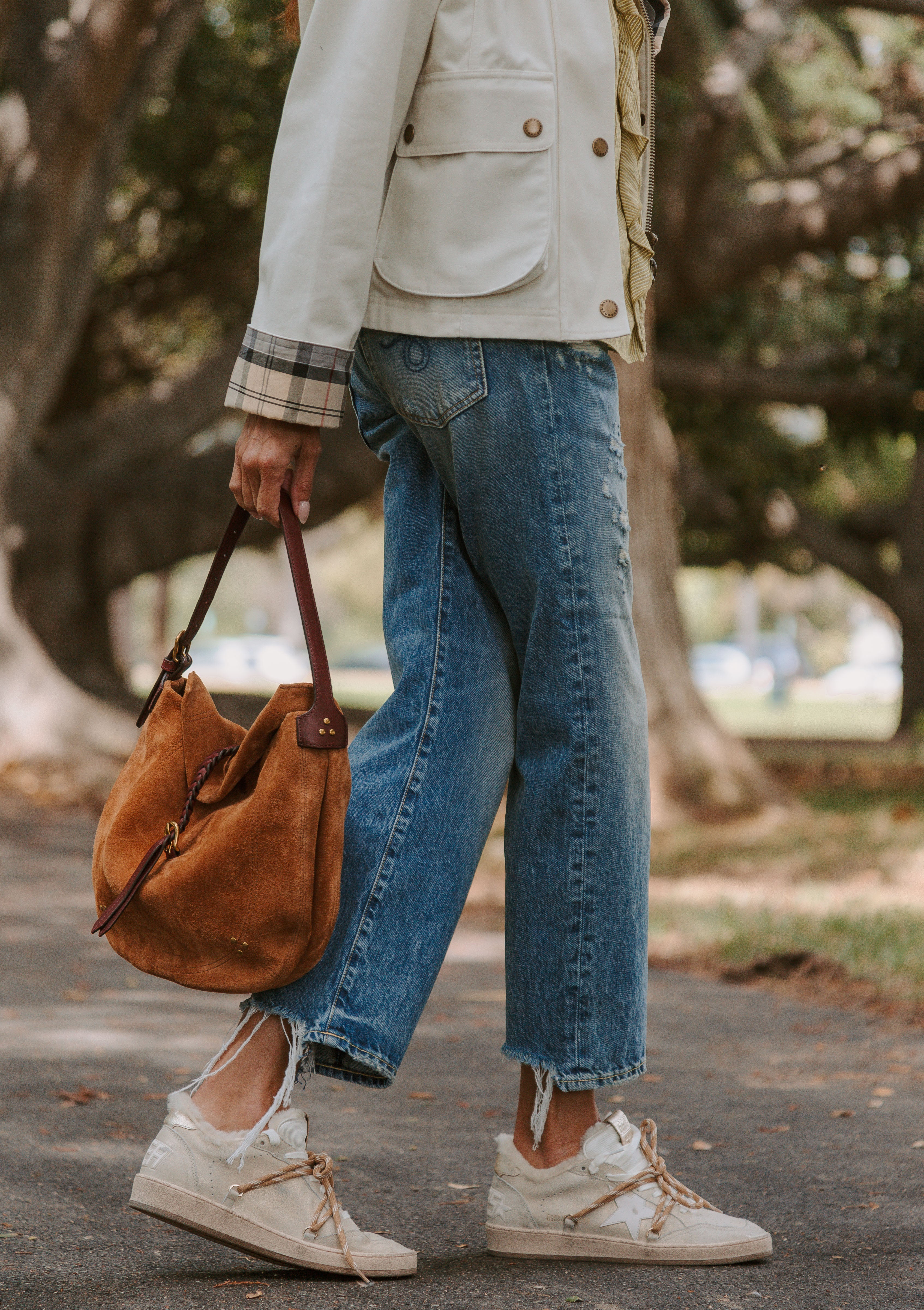 Luis | Split Suede Caramel