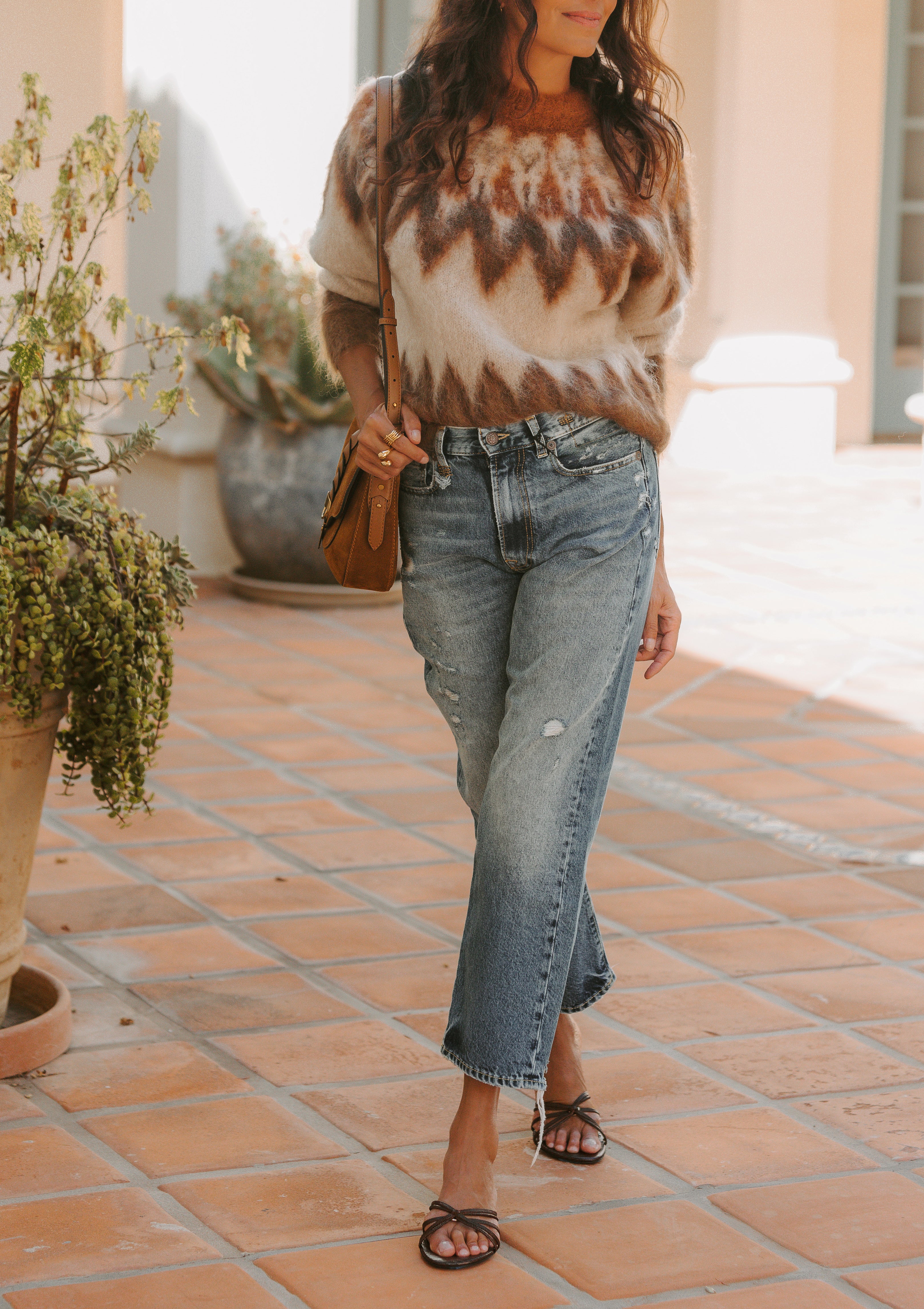 Natania Pullover | Rust
