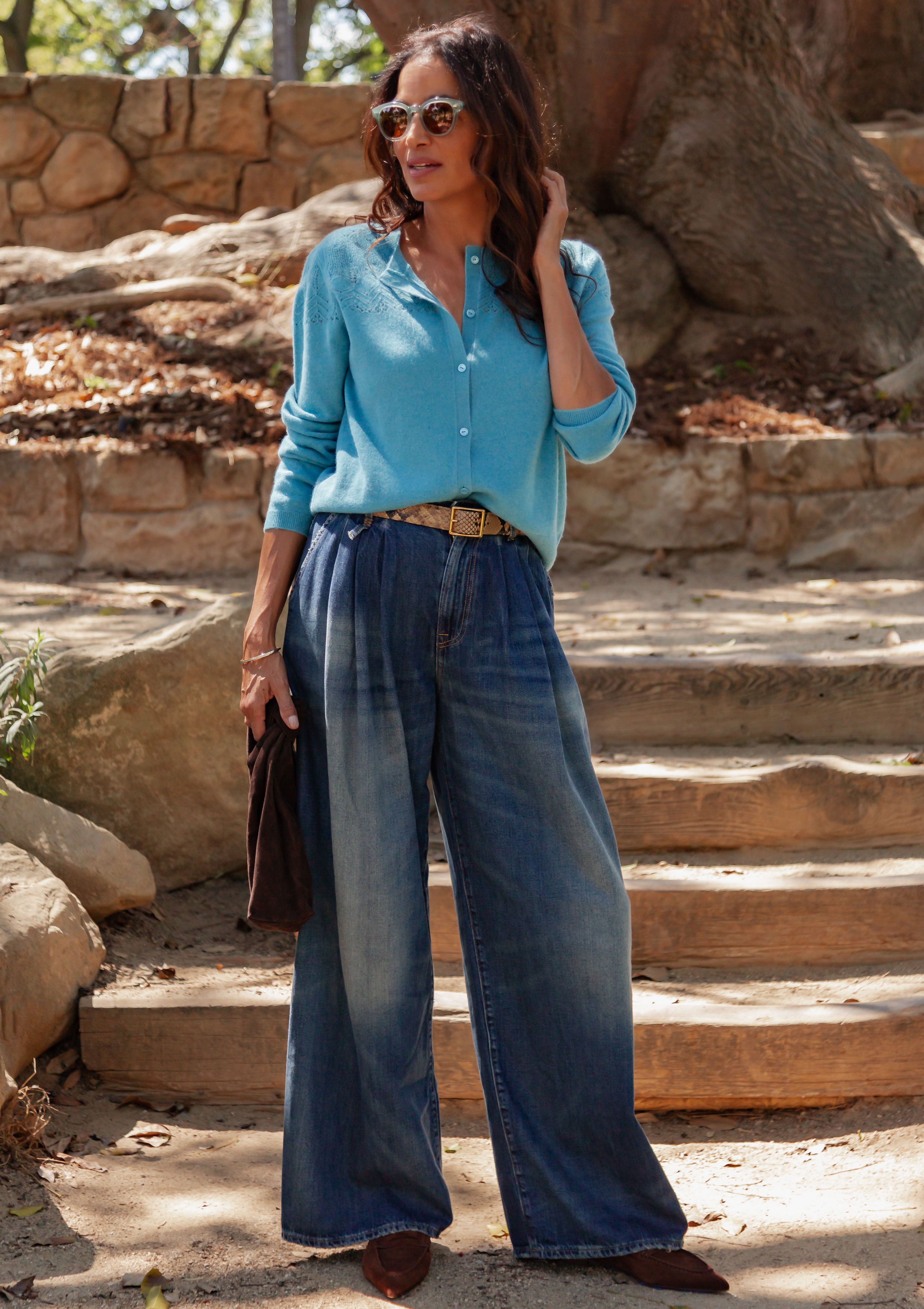 Triple Pleat Jean | Bleeker Indigo
