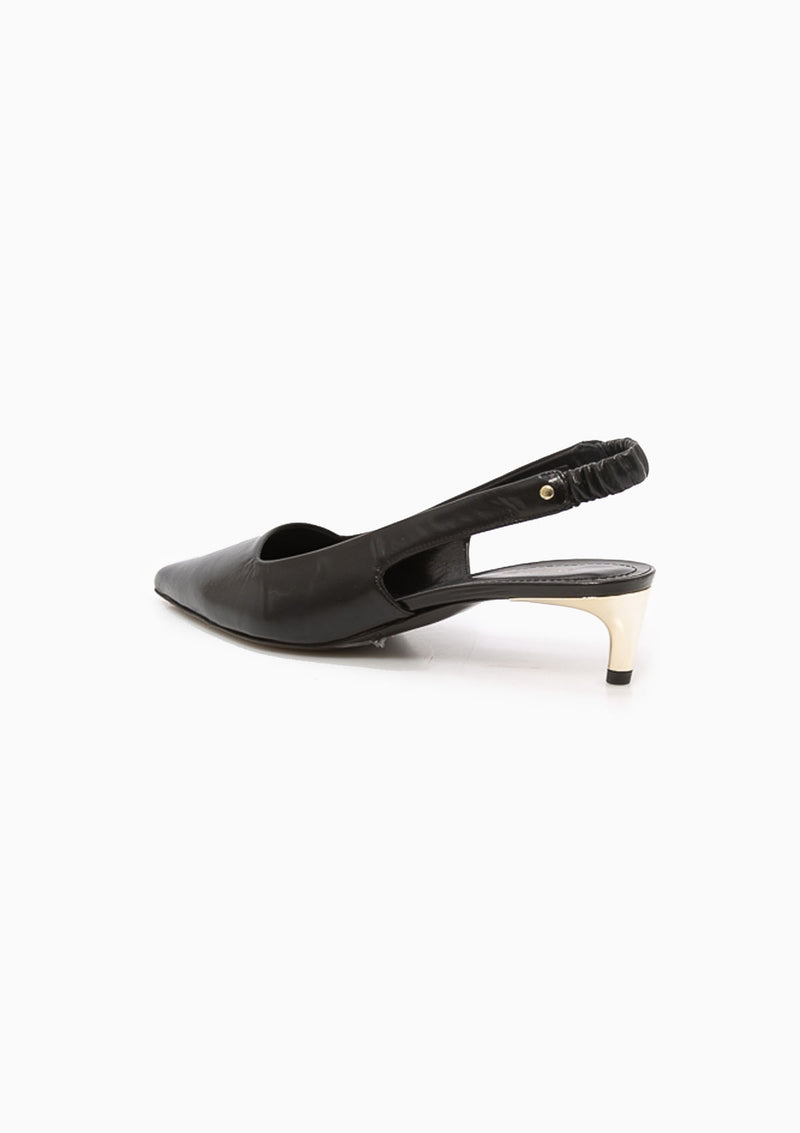 35mm Slingback Pump | Noir