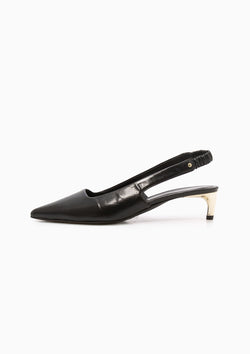 35mm Slingback Pump | Noir