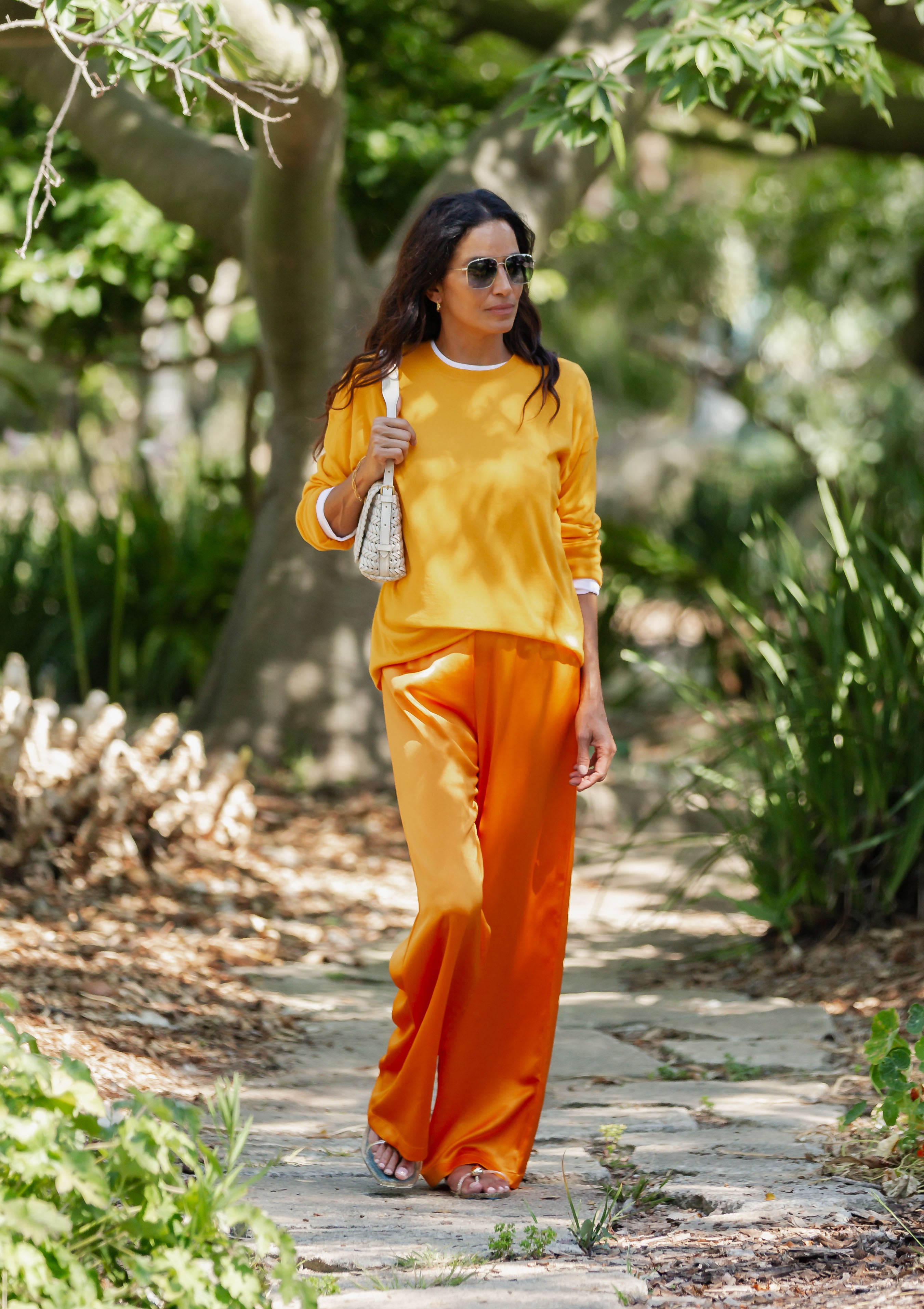Barb Wide Leg Pant | Mandarine
