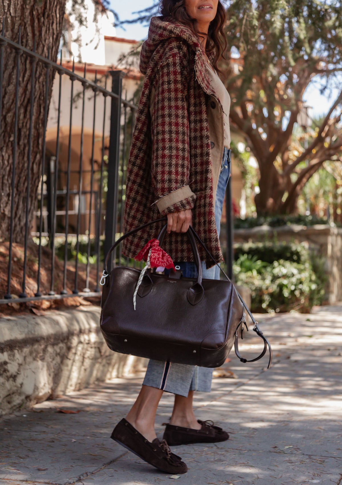 Medium Vita Bag With Charms | Mahogany