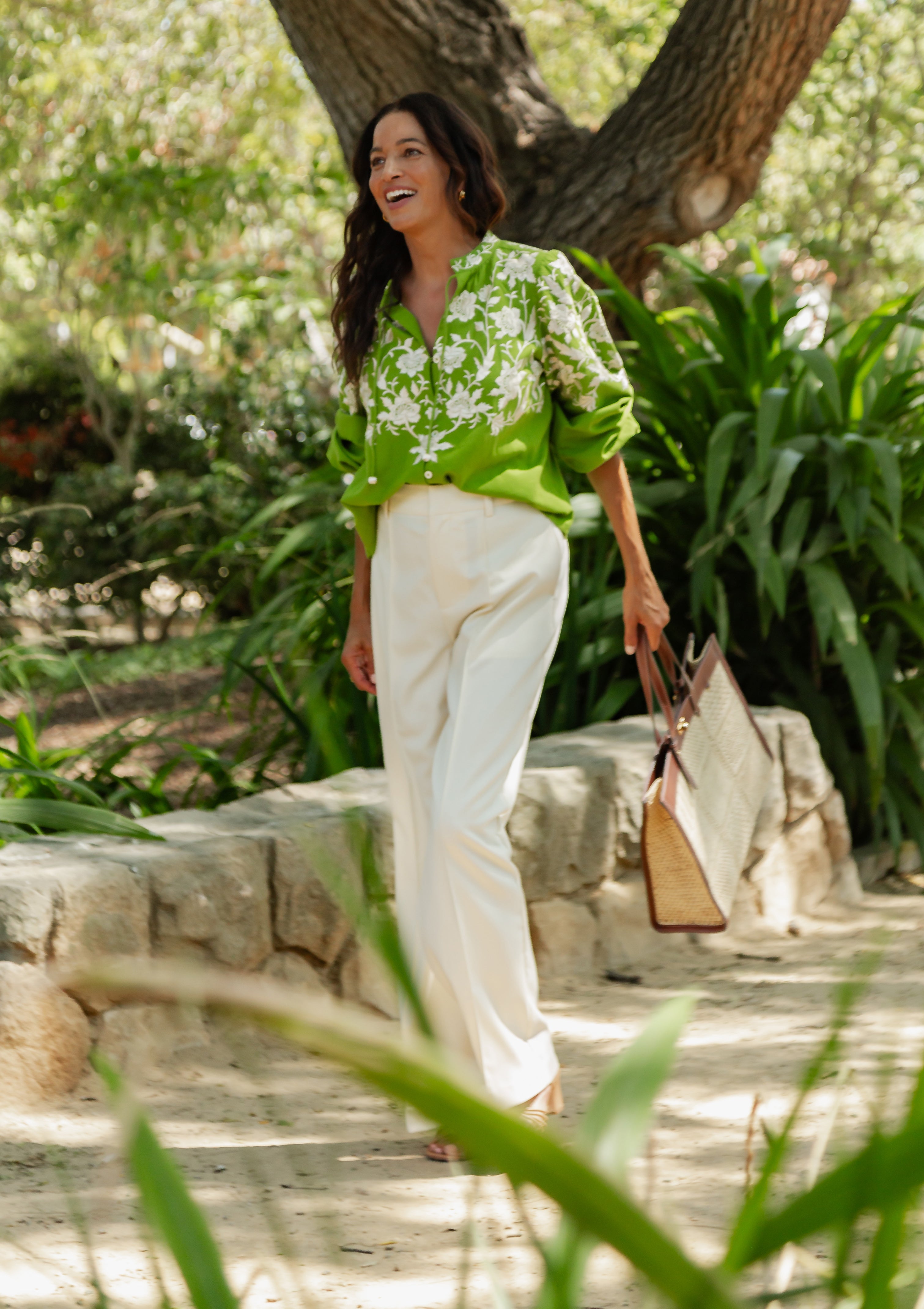 Alina Lace Shirt | Green