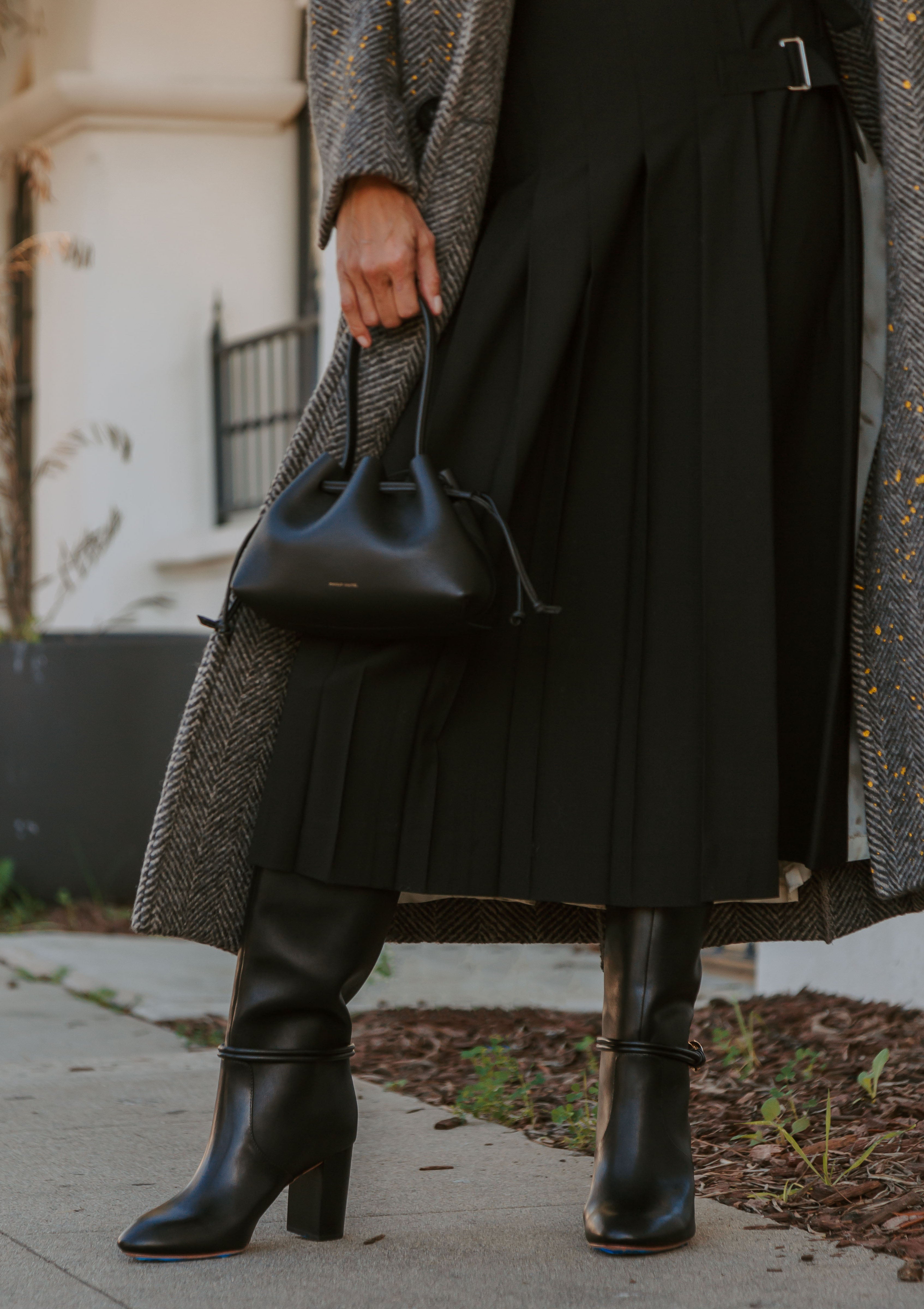 Goldy Tall Boot With Hardware | Black