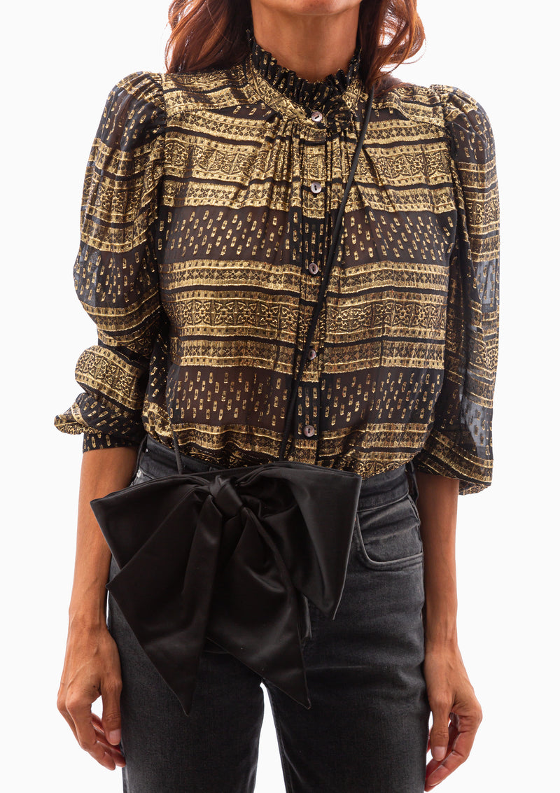 Annabel Gilded Lily Shirt | Gold Gilded