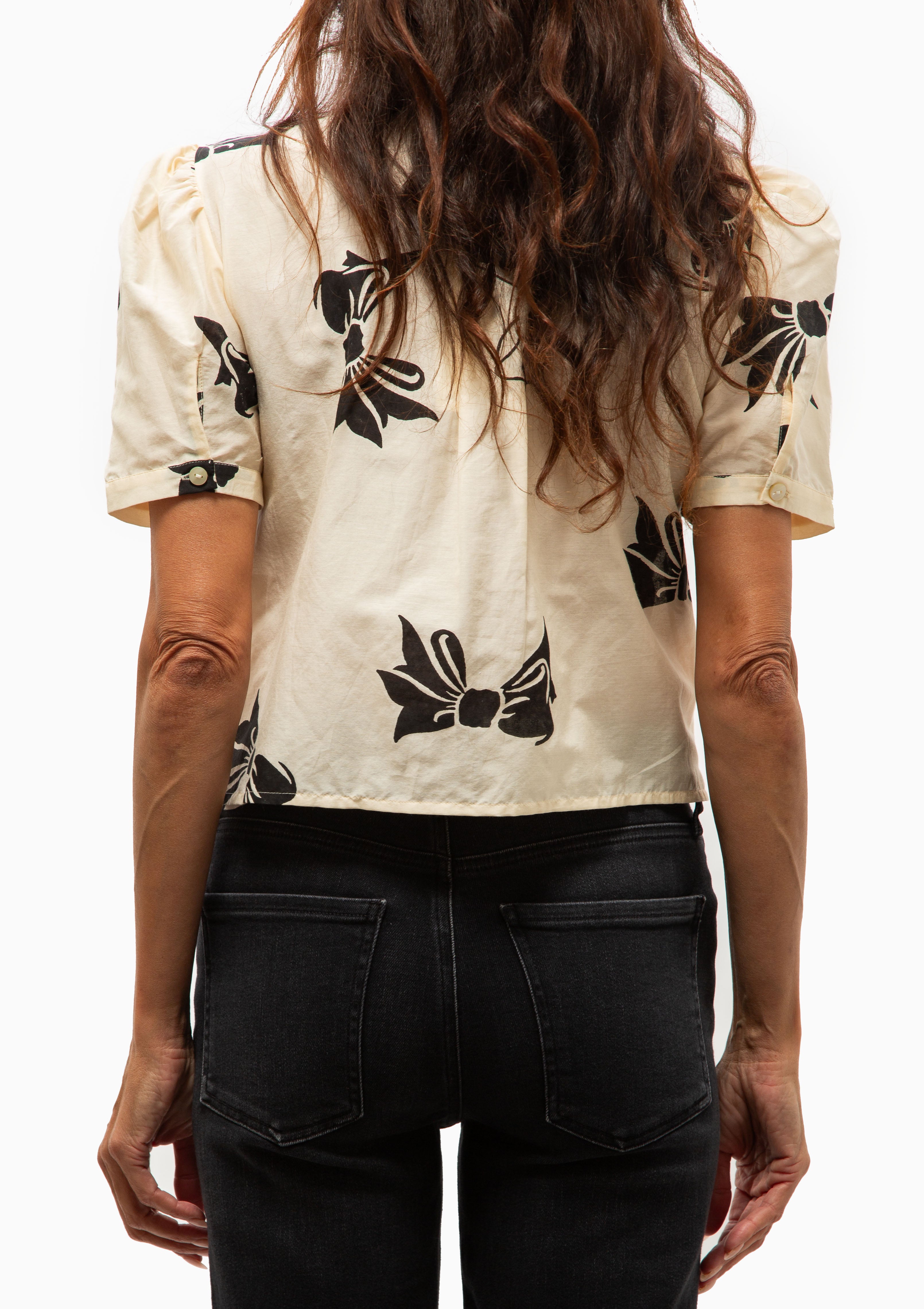 Chance Black Tie Shirt | Off-White