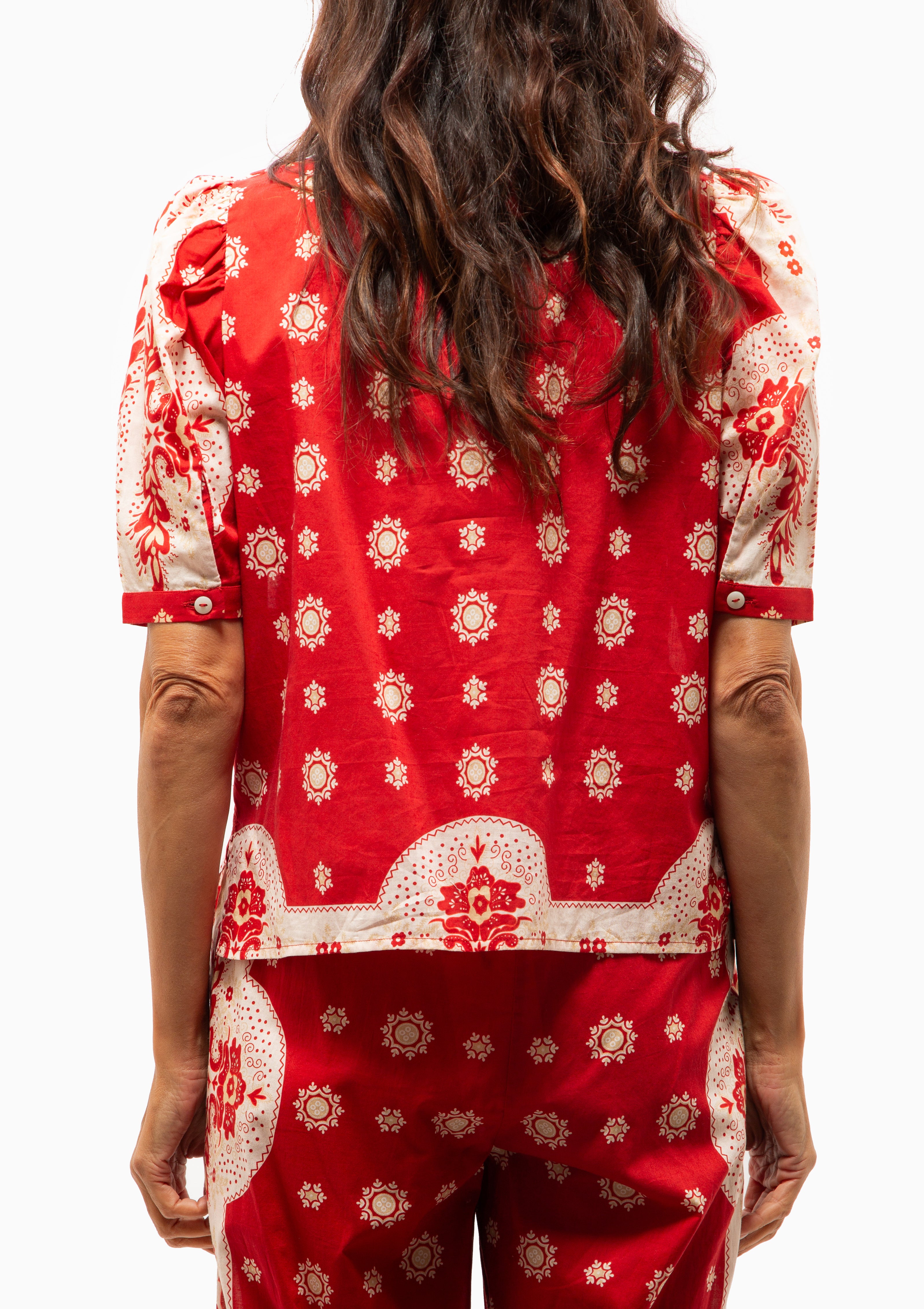 Winn Bandana Shirt | Lava