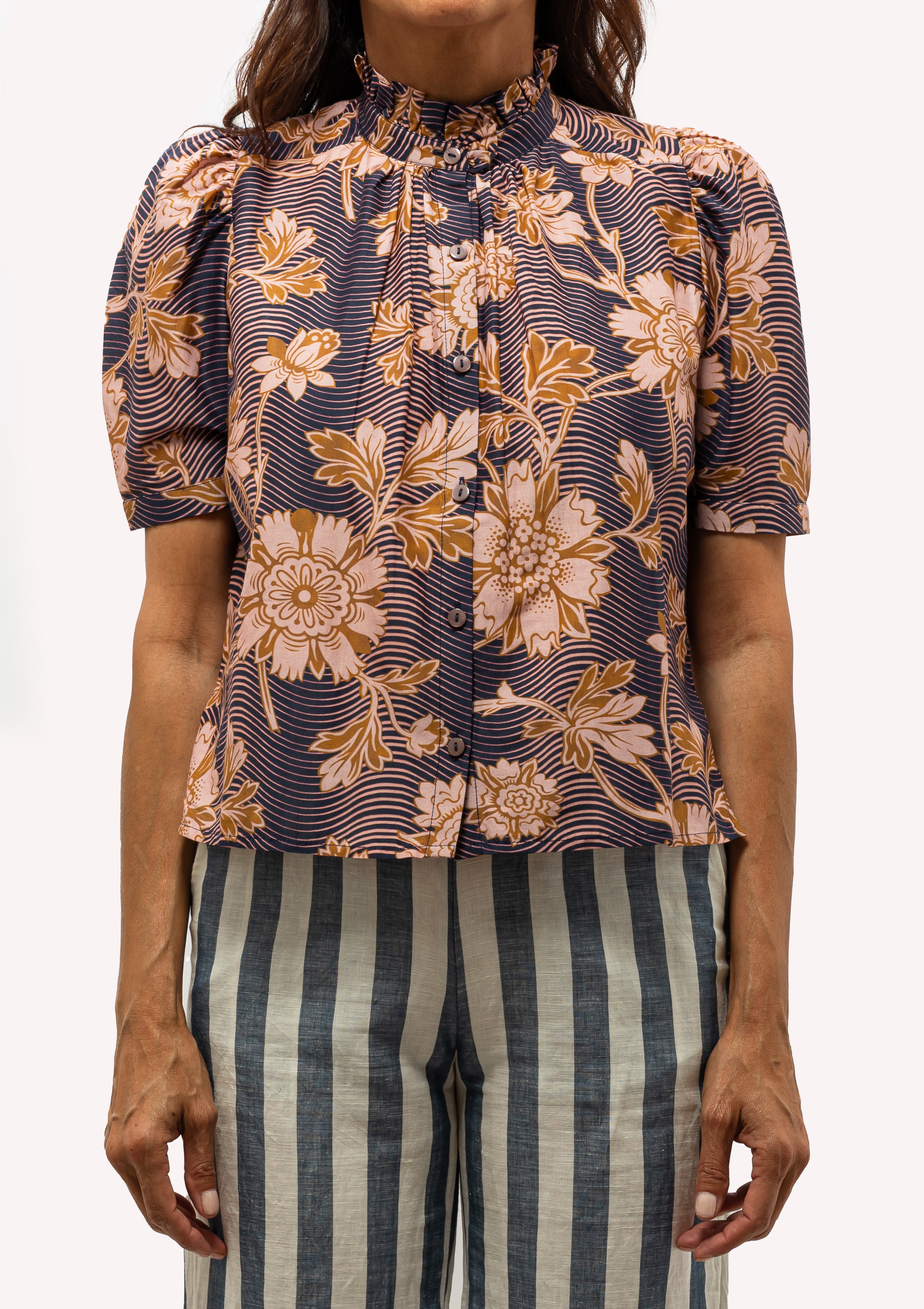 Winn Wavy Shirt | Zinnia