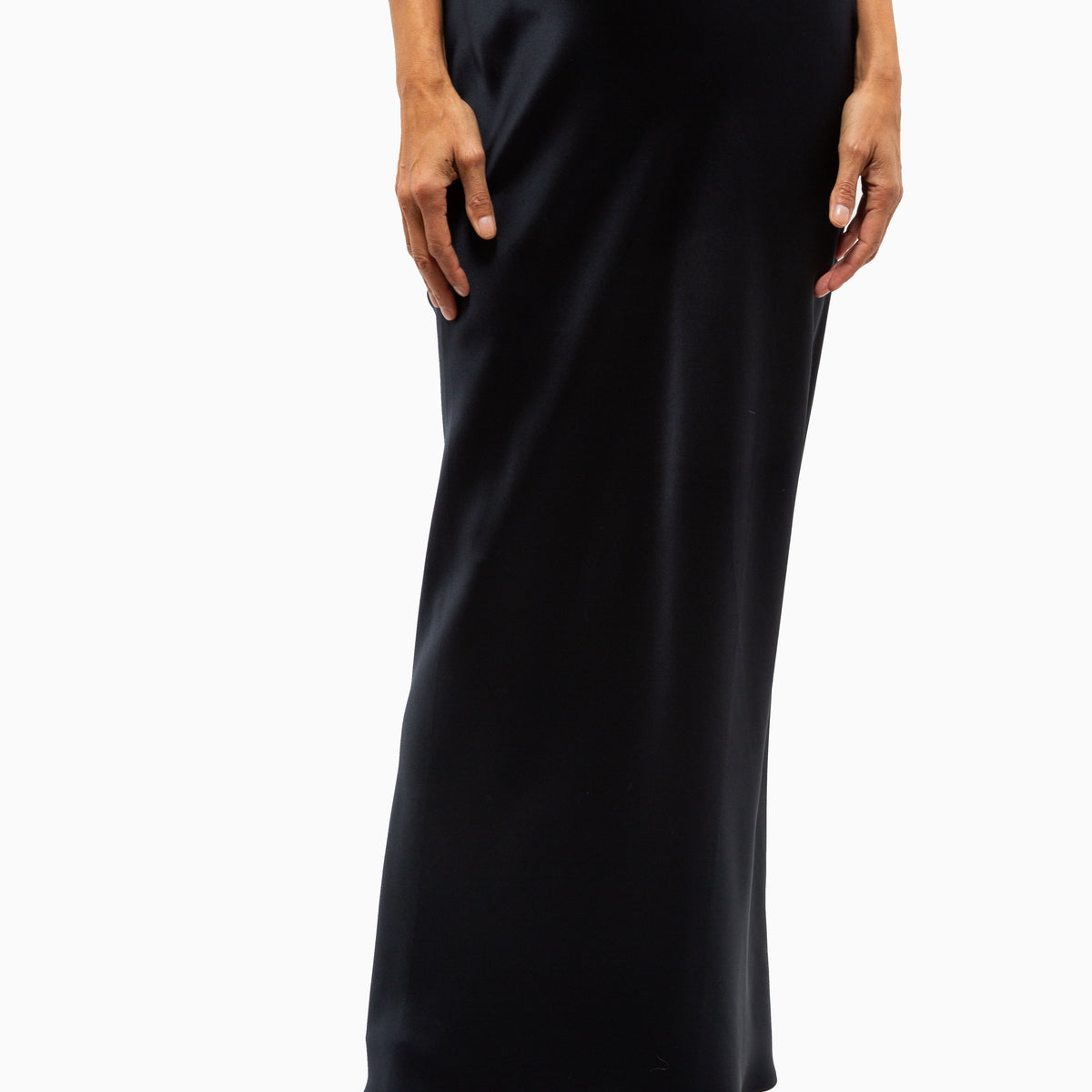 Anine Bing Bar Silk Maxi Skirt Night Sky