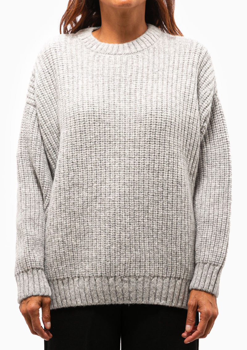 Sydney Crew Sweater | Grey
