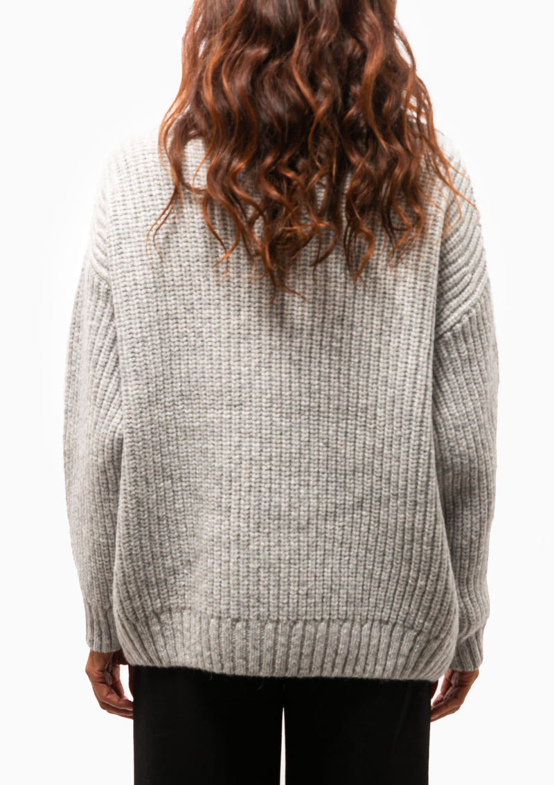Sydney Crew Sweater | Grey