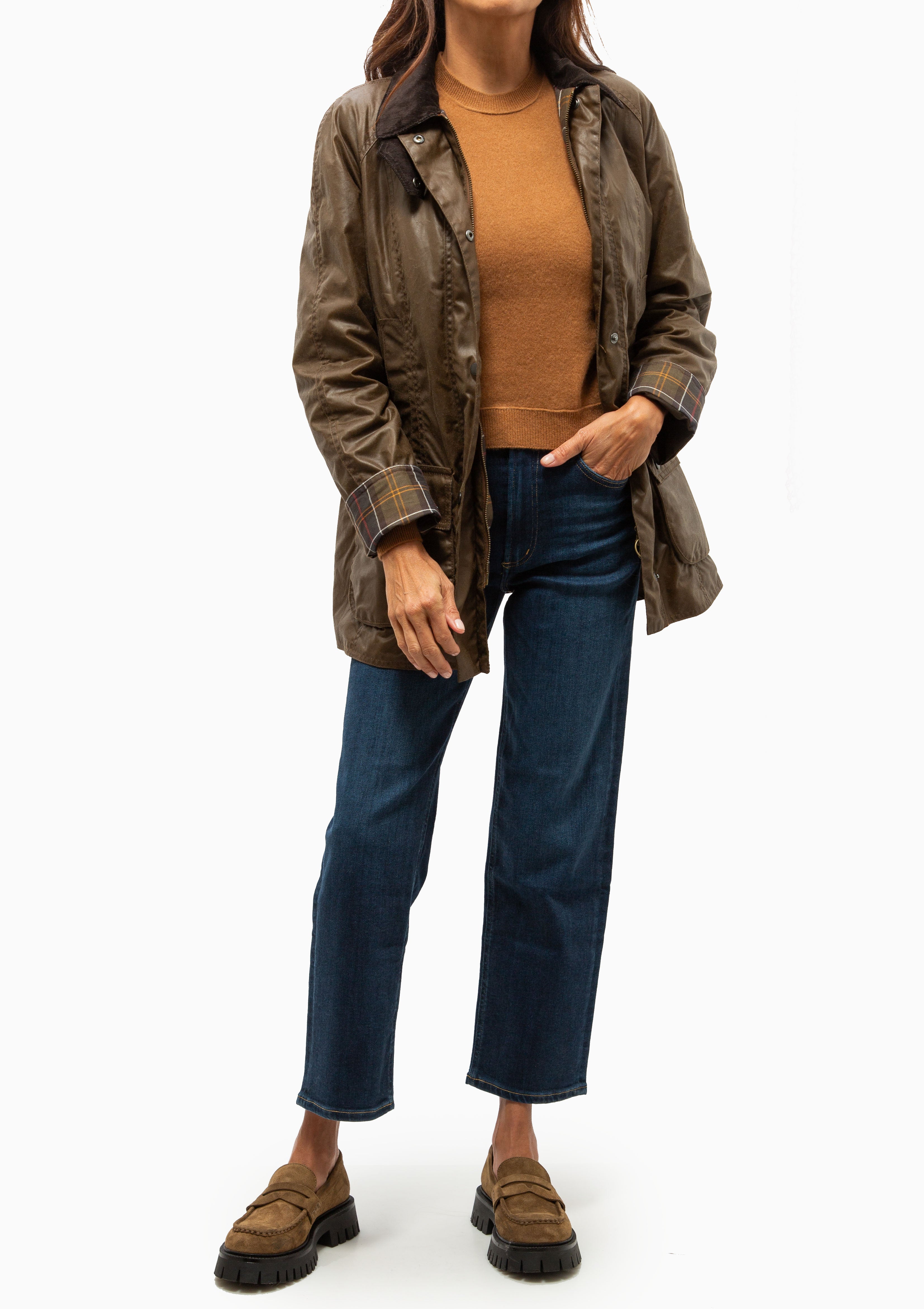 Beadnell Waxed Jacket | Bark