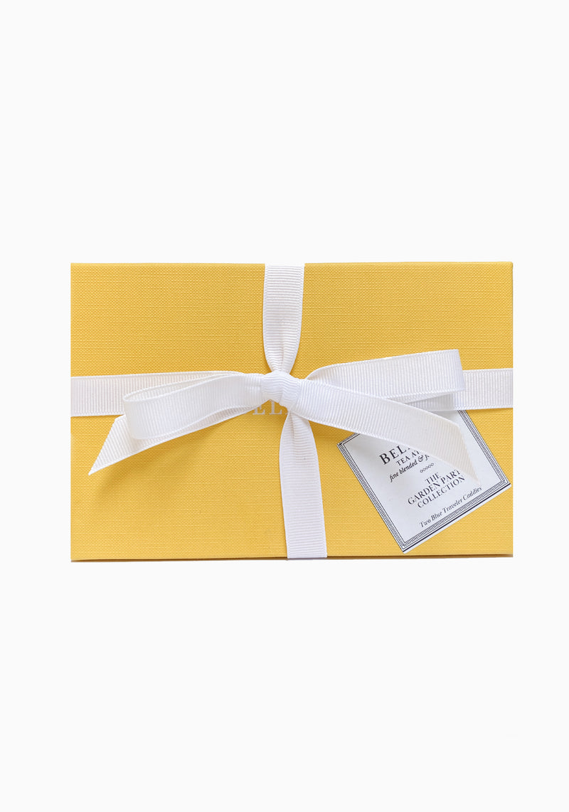 The Garden Party Collection Tea Gift Box, Blue Traveler Caddy
