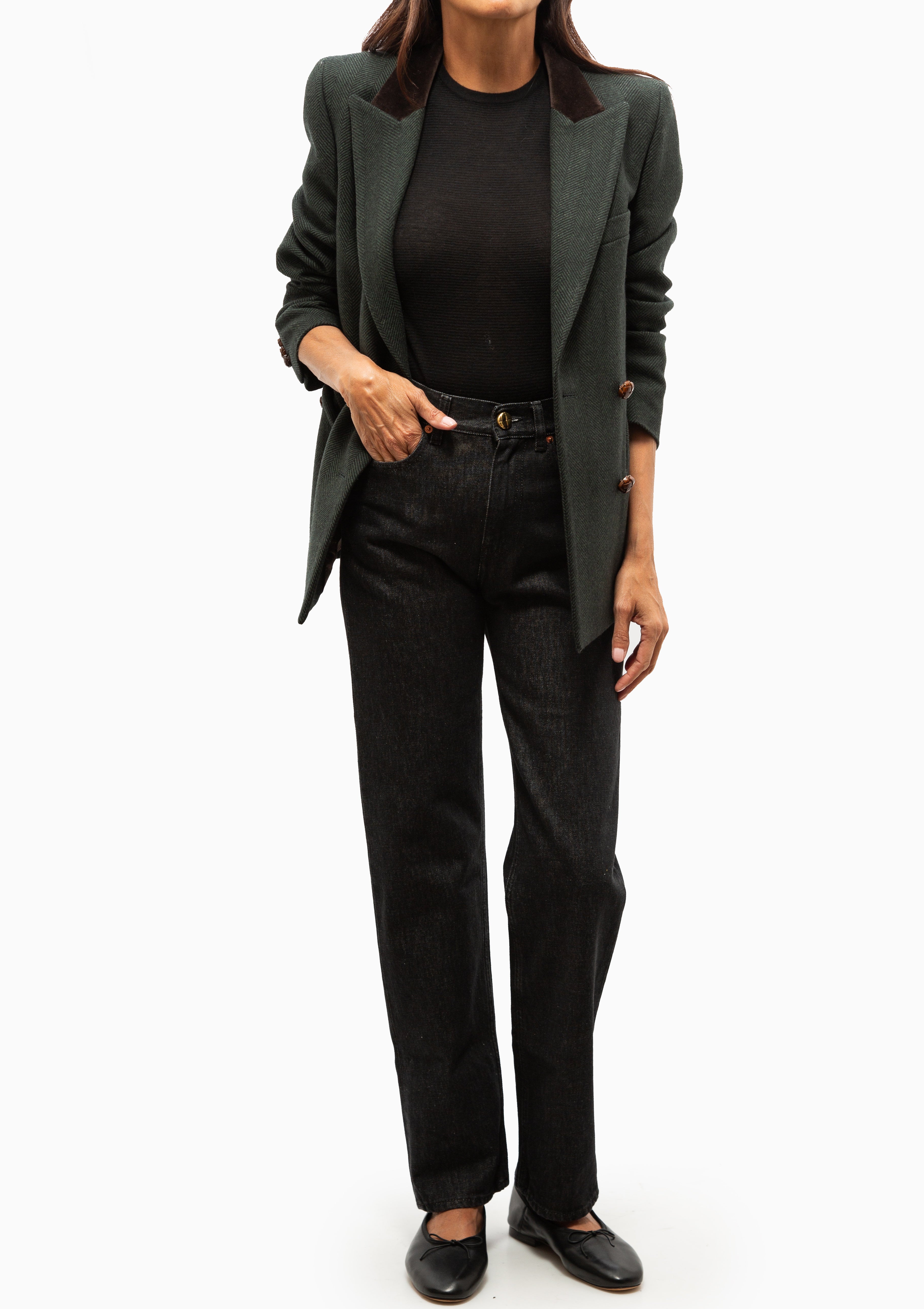 Everynight Blazer | Cheveyo Dark Green