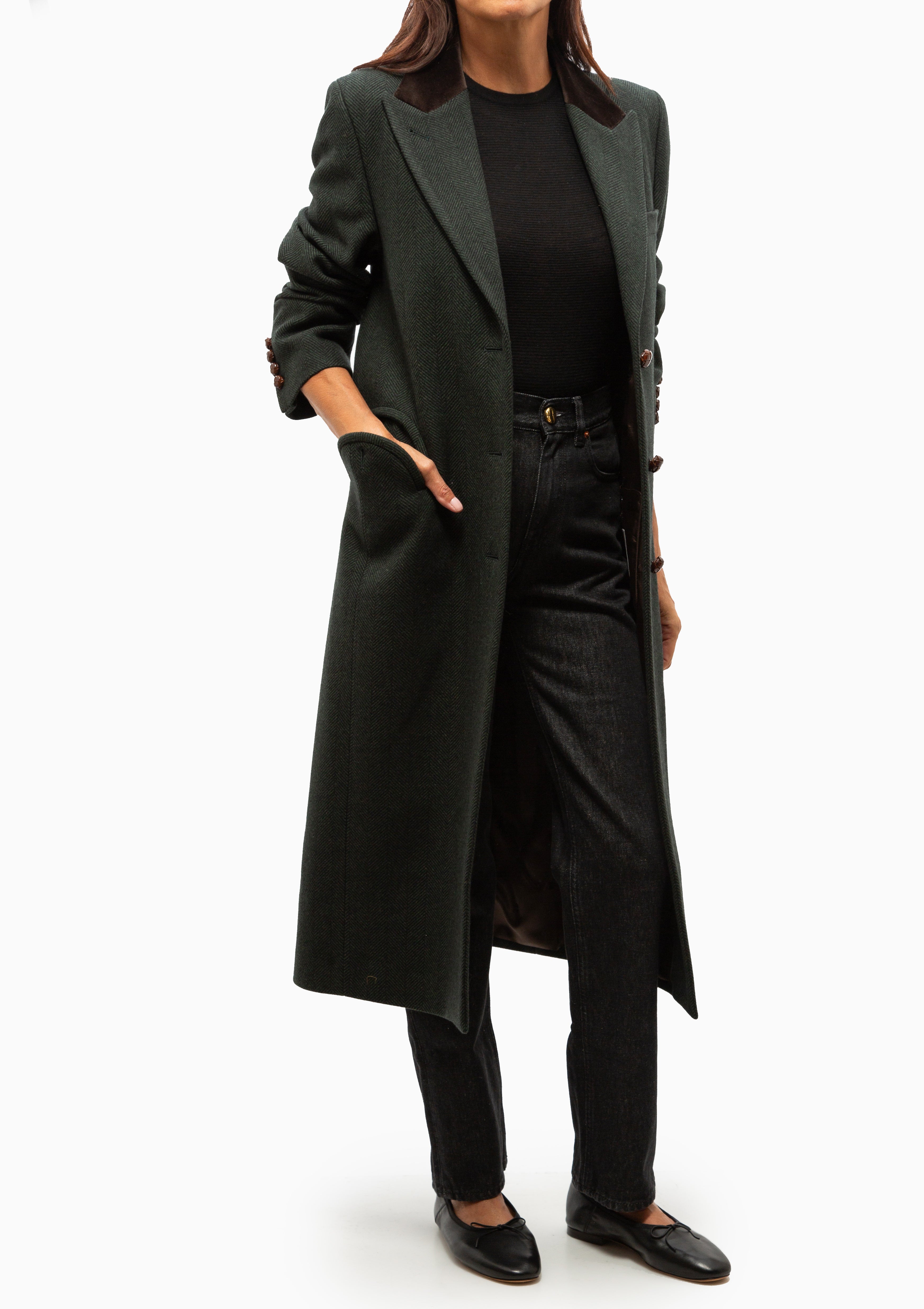 Heck Coat | Cheveyo Dark Green
