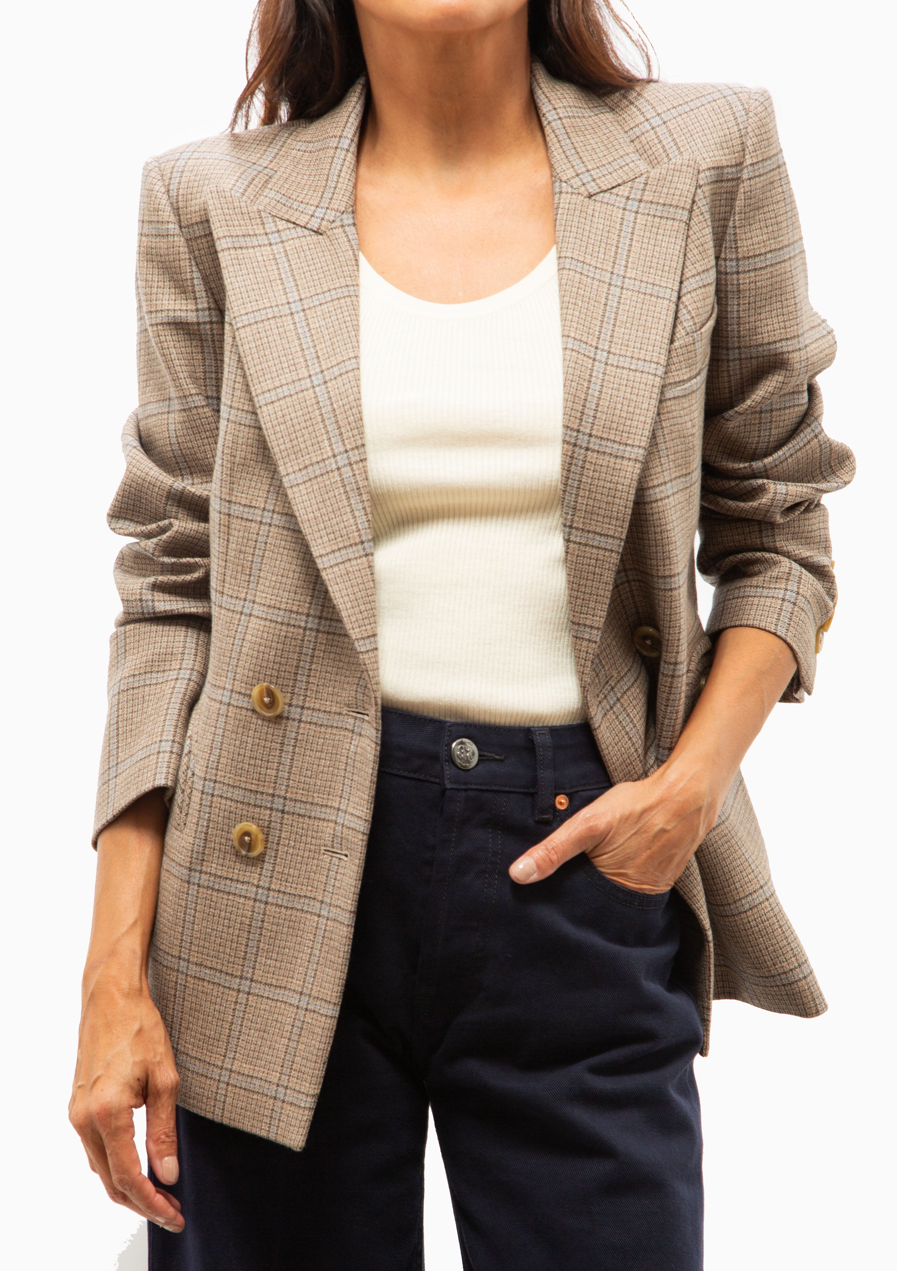 Charmer Blazer | Saona Beige