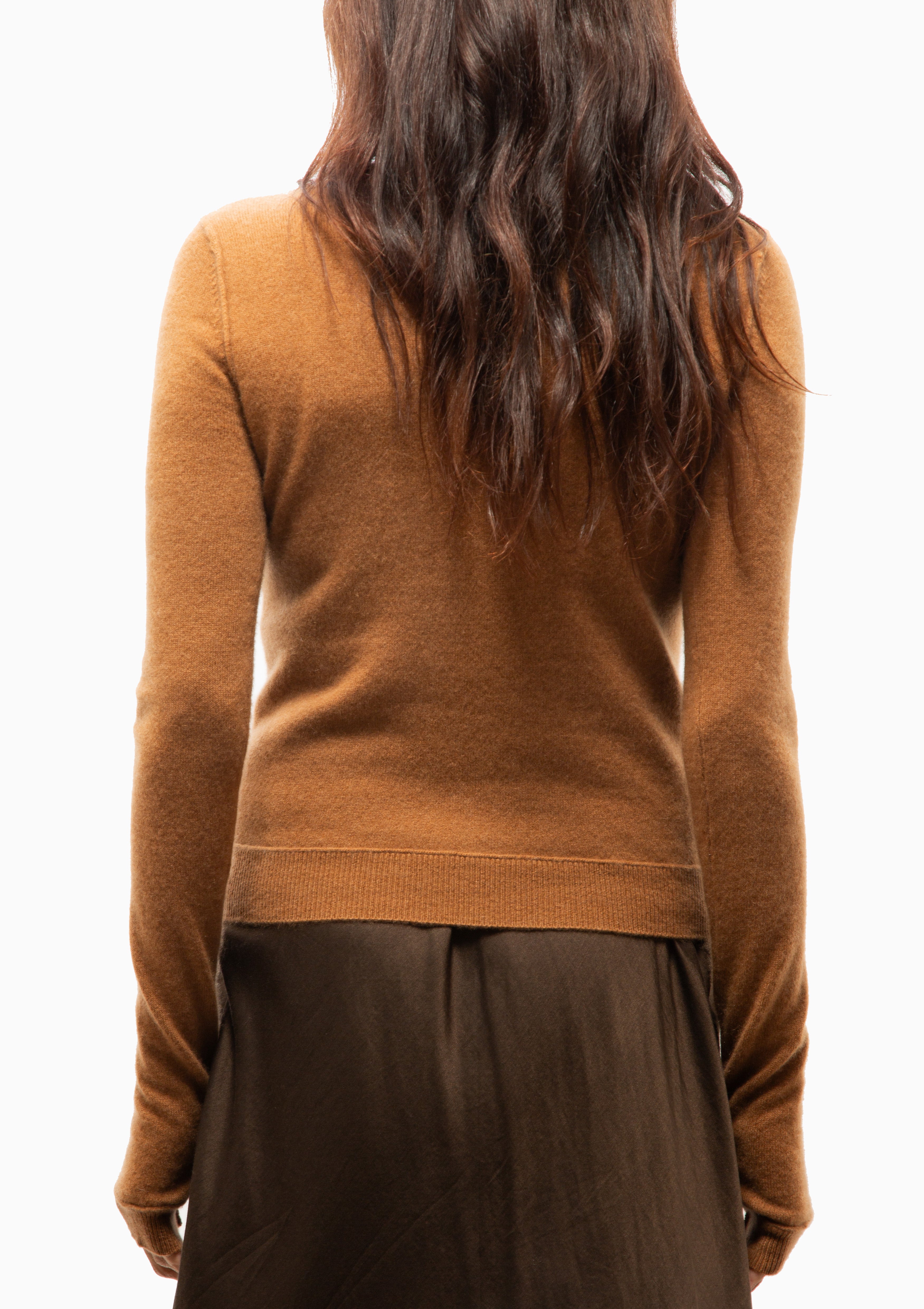 Mini Royal All Thumbs Cashmere Sweater | Chestnut