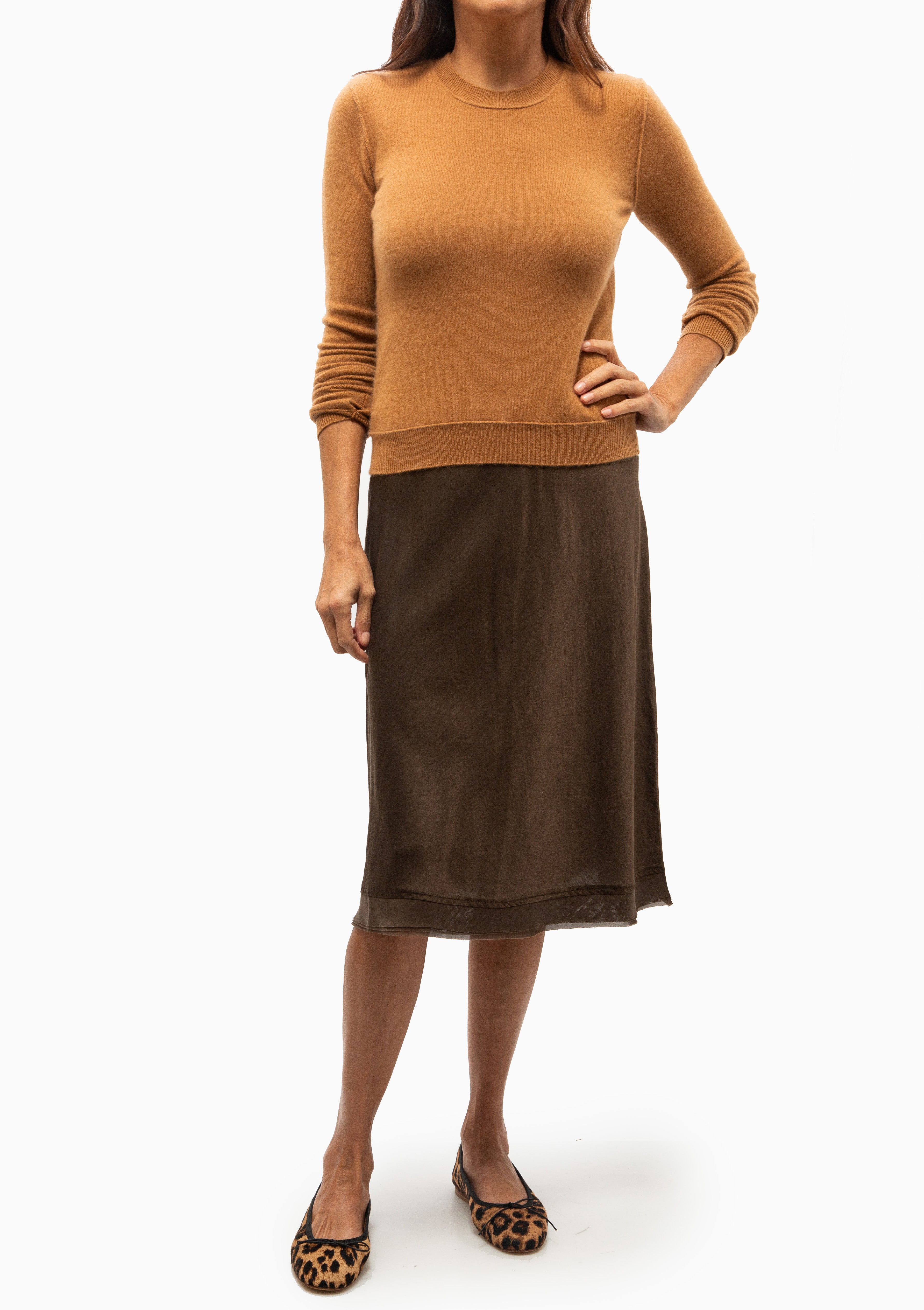 Mini Royal All Thumbs Cashmere Sweater | Chestnut
