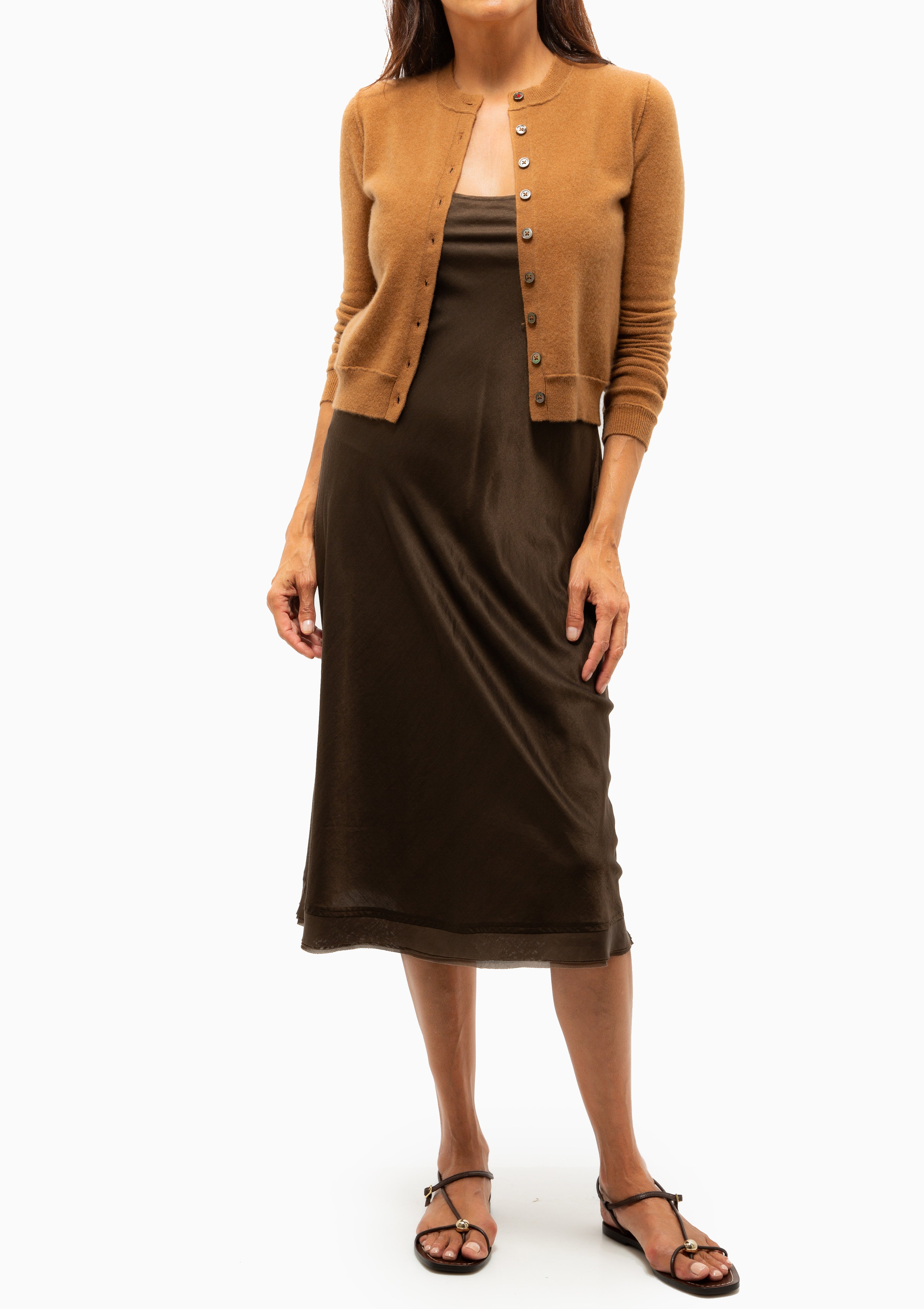 Mini Royal Cardigan | Chestnut