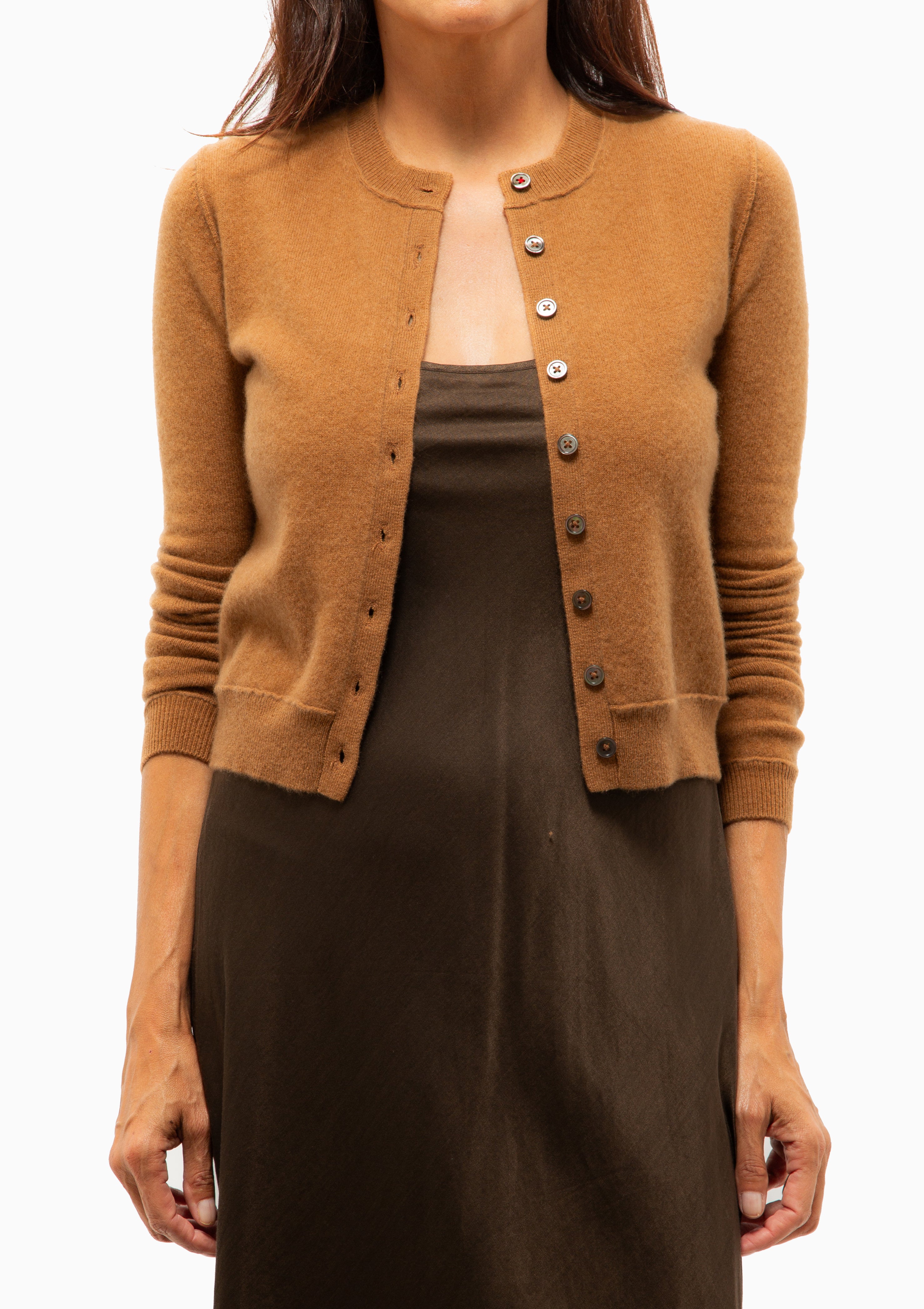 Mini Royal Cardigan | Chestnut