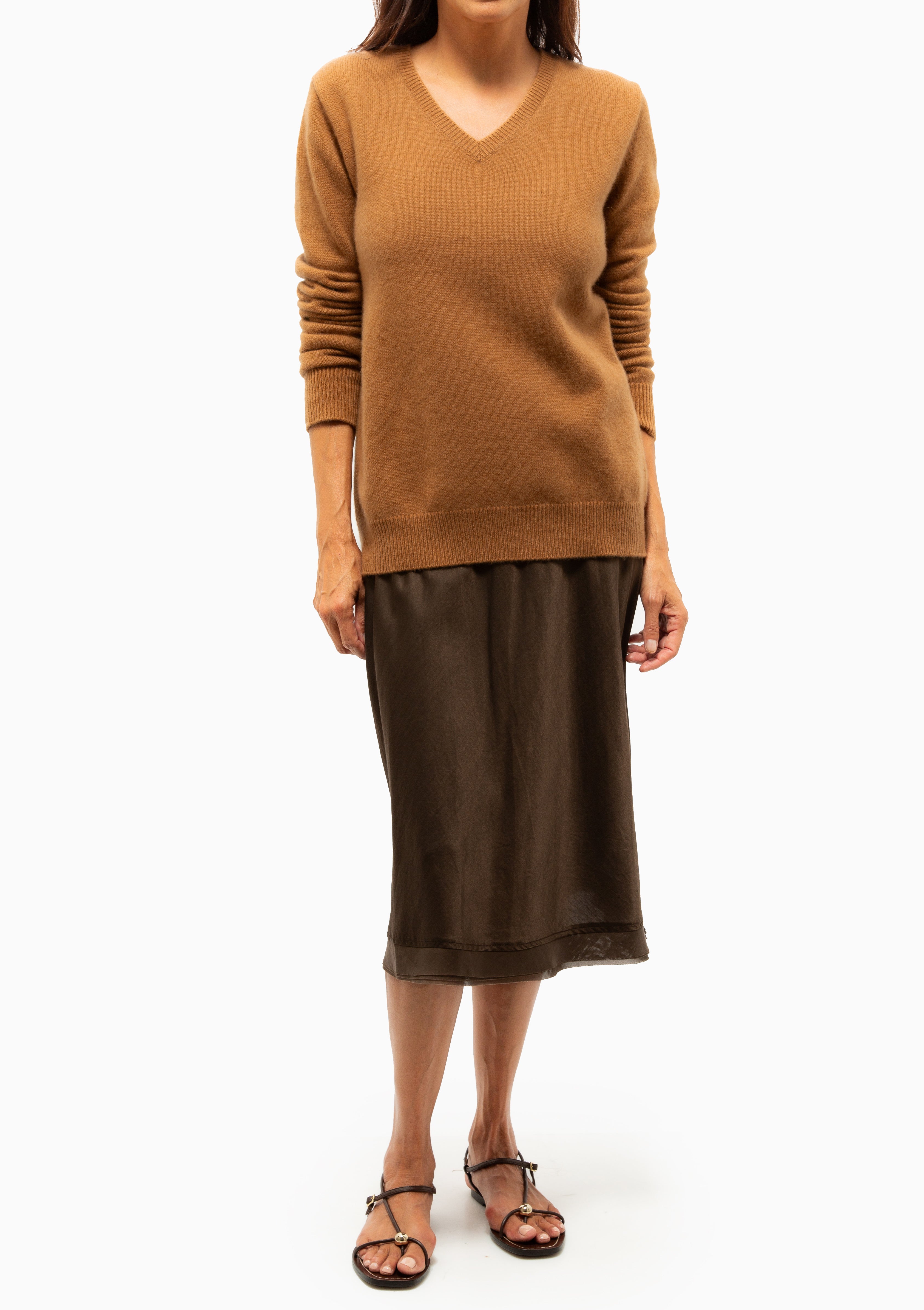 Regular Royal Paul V Sweater | Chestnut