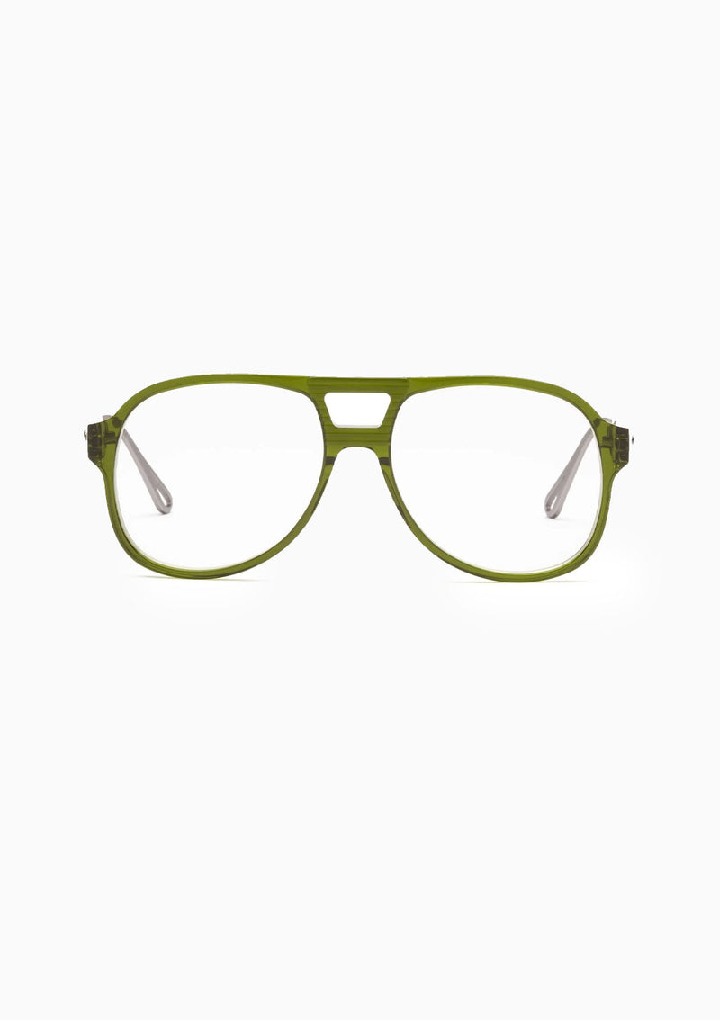 Triple G Reading Glasses | Heritage Green/Vodka