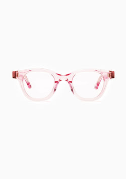 Wabi Sabi Reading Glasses | Polished Clear Pink