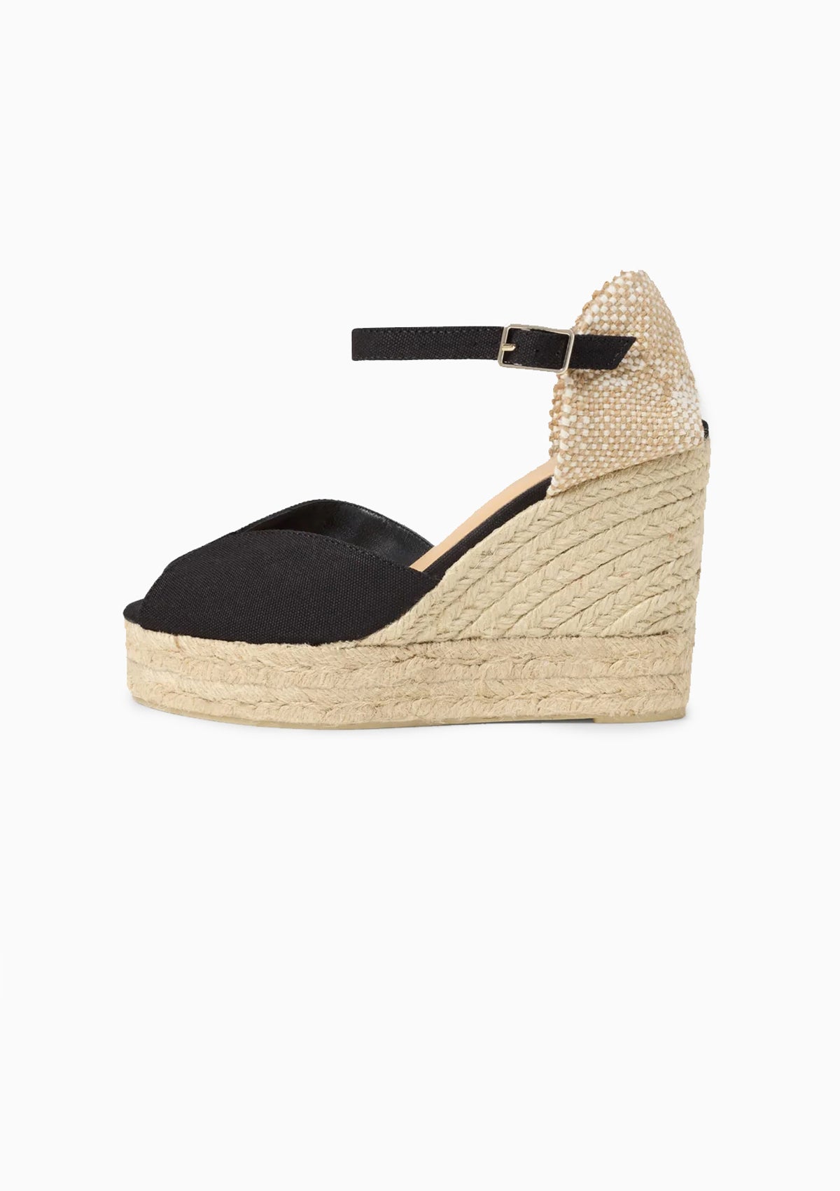 Bianca Canvas Wedge 4" | Black