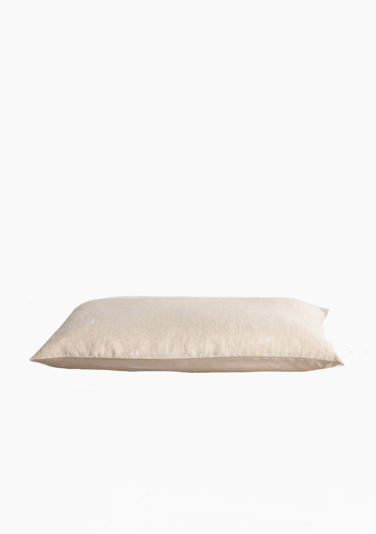 Silk Linen Flip King Single Pillowcase | Natural