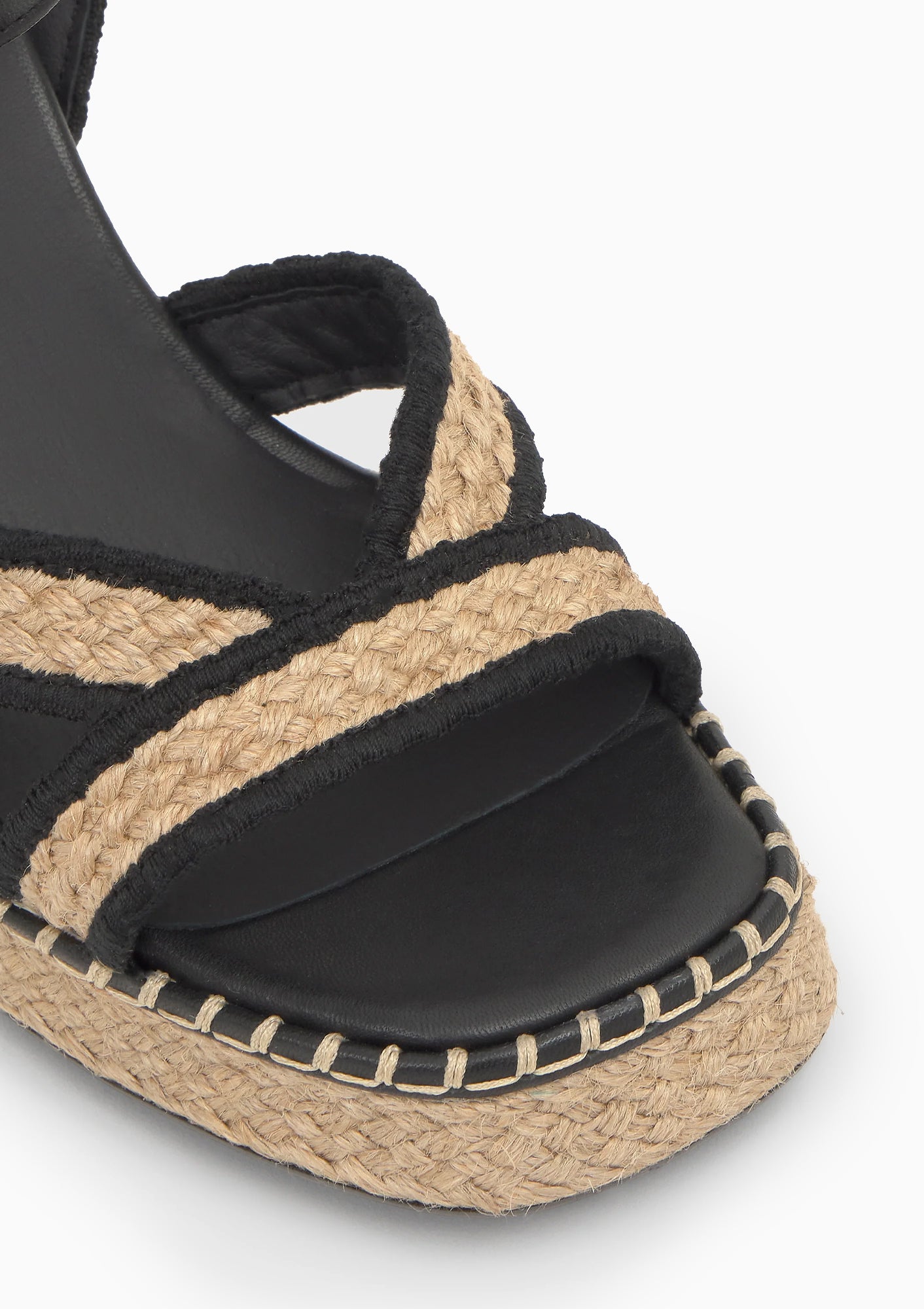 Vanish Heel Sandal | Natural/Negro