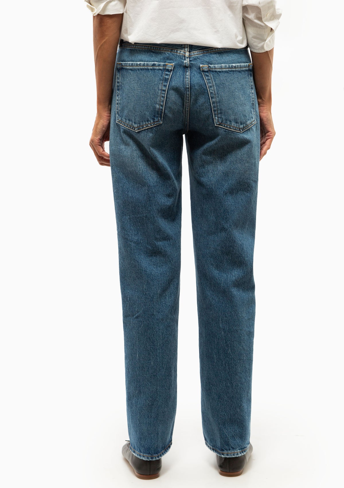 90's French High Rise Straight | Pastis