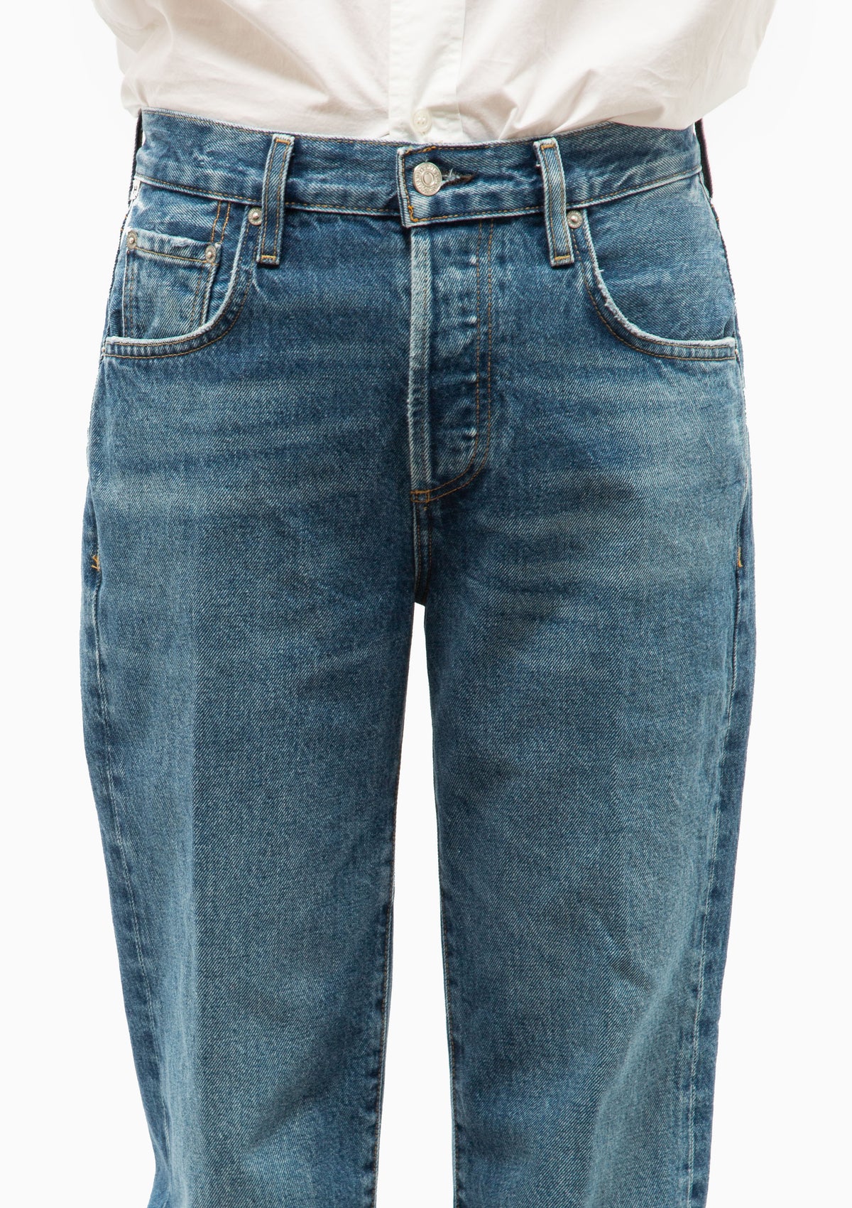 90's French High Rise Straight | Pastis