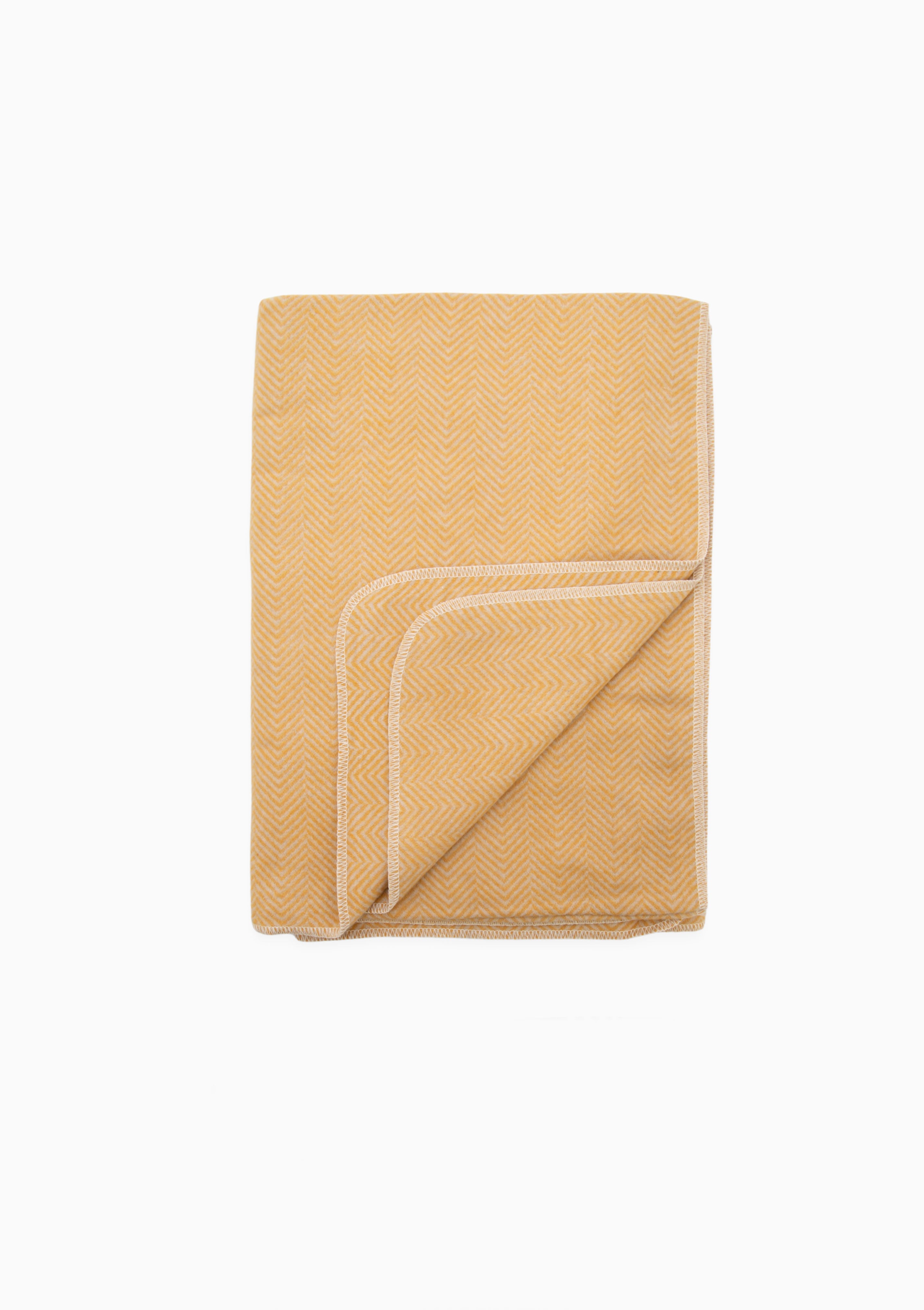 Silvretta Throw Herringbone | Gold