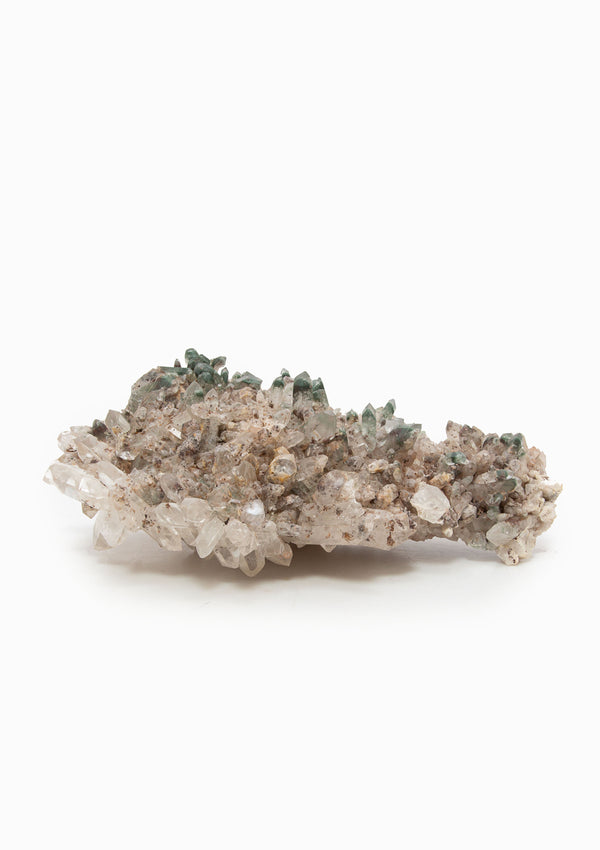 Himalayan Garden Quartz Crystal 5 | Hematite & Chlorite