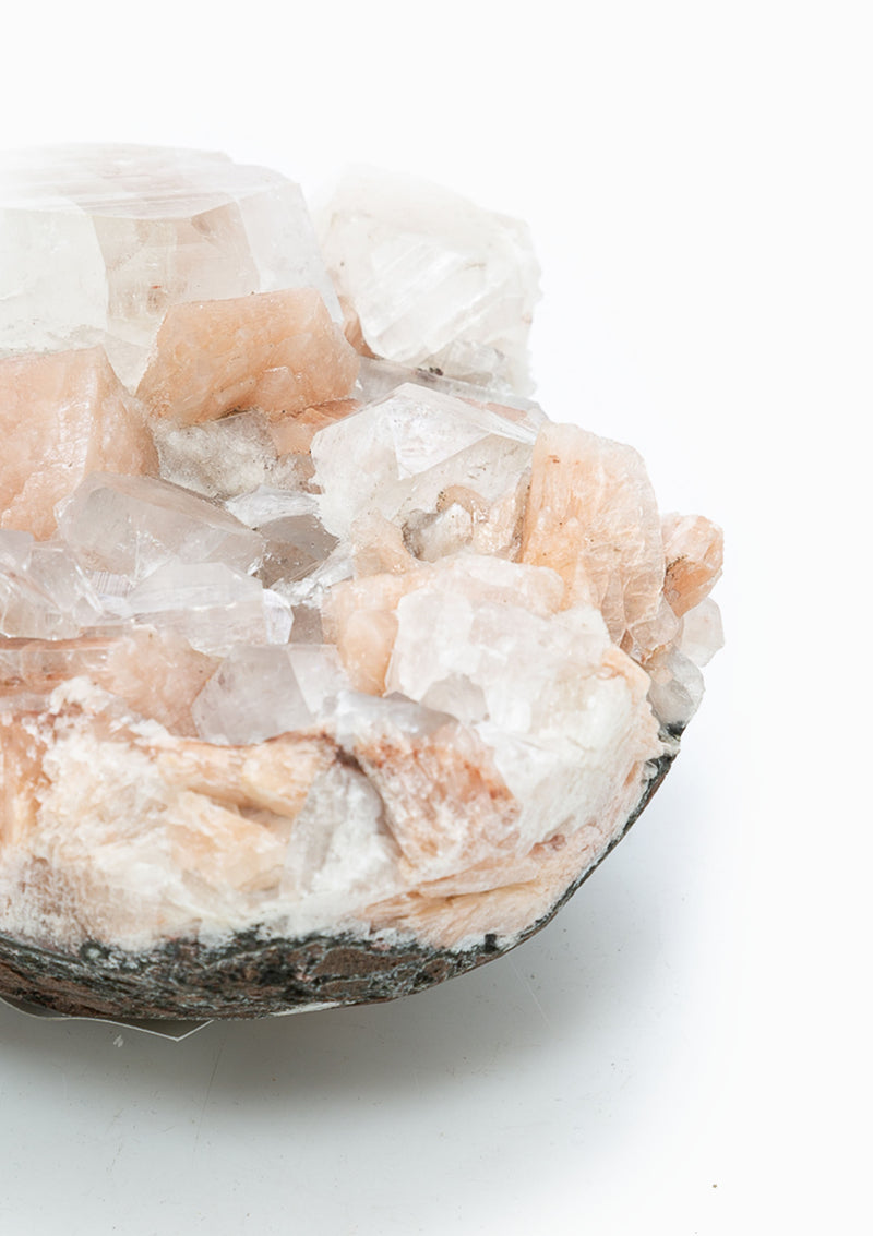 Zeolite Crystal 6 | Apophyllite and Pink Stilbite