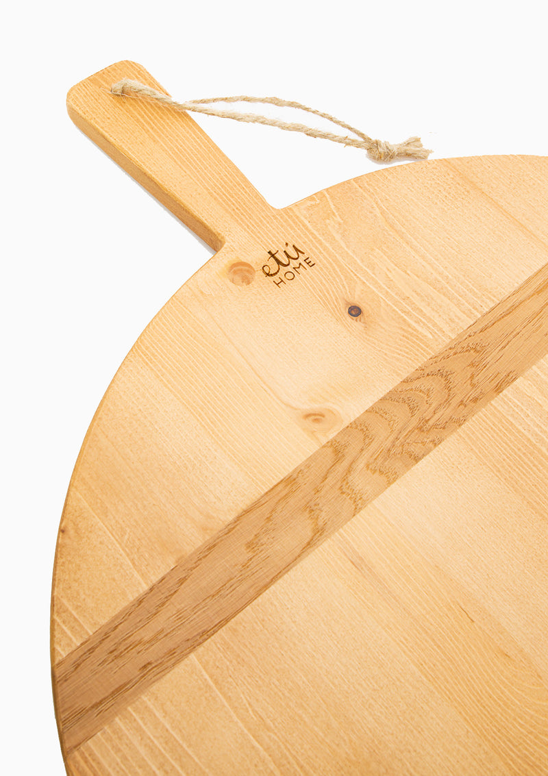 Round Pine Charcuterie Board | Small