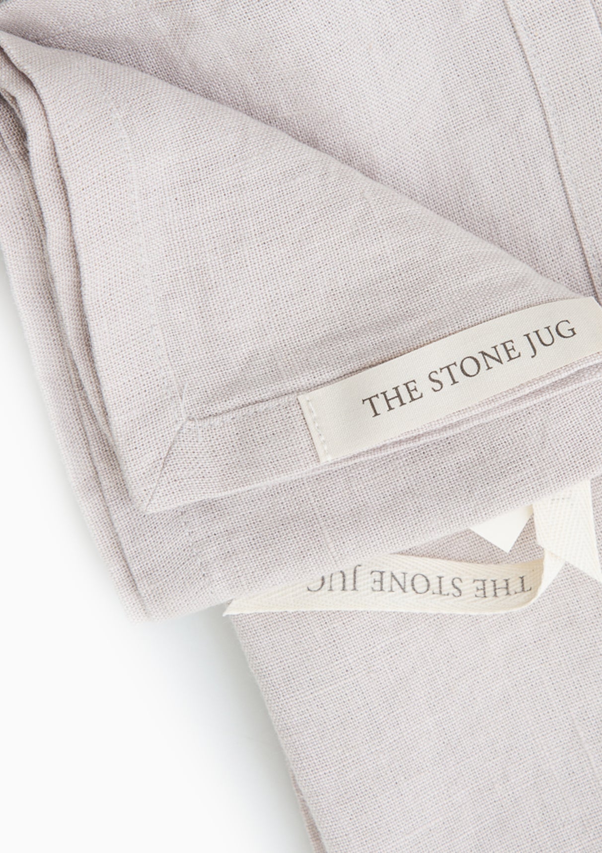 Silver 100% Stone Washed Linen Napkin | Set Of 4