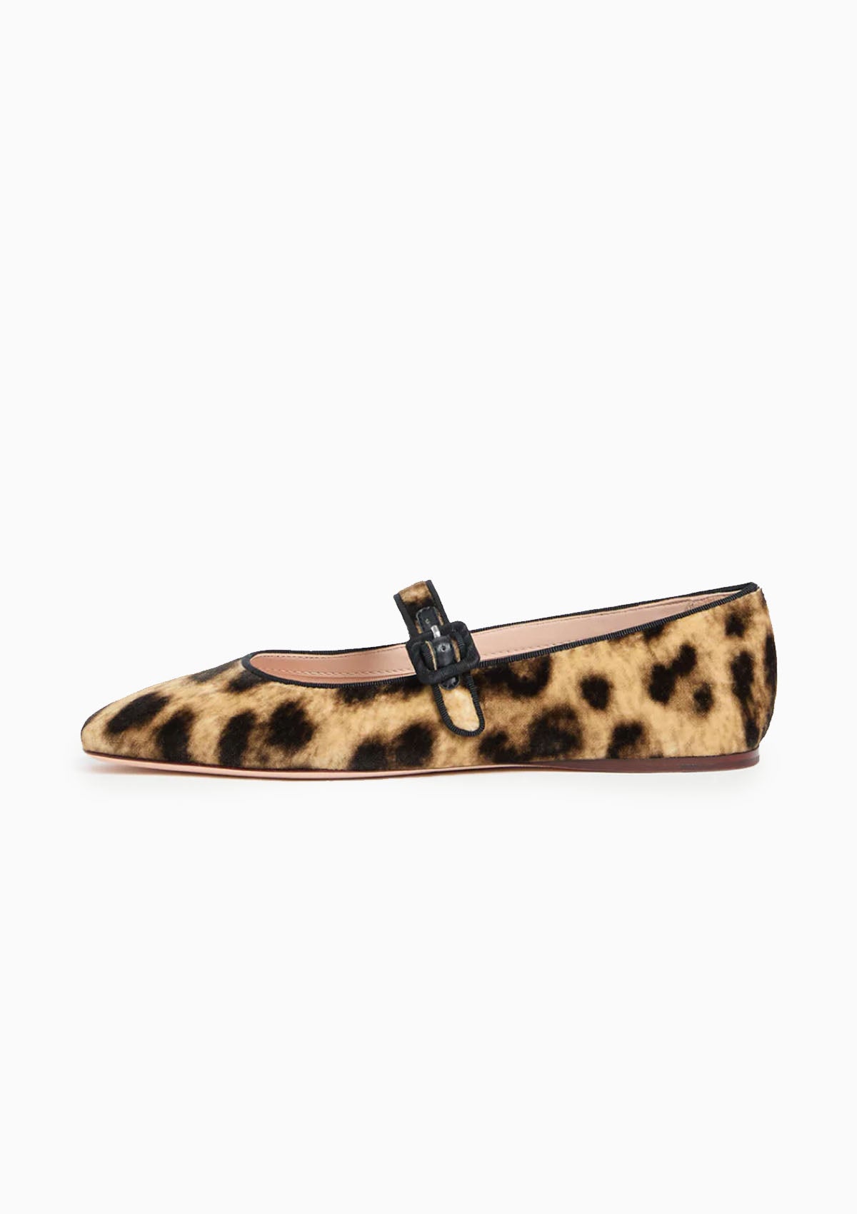 Ginger Velvet Mary Jane | Leopard