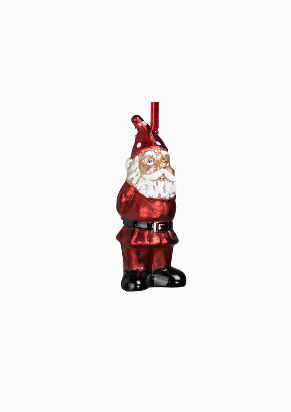 Glass Elf Ornament | Red