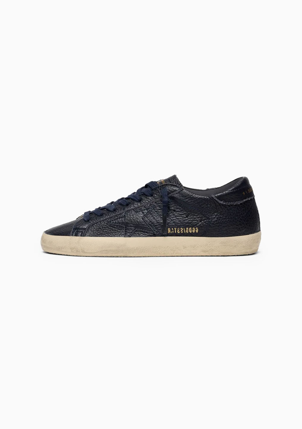 Superstar Sneaker Tone On Tone Leather | Navy Blue